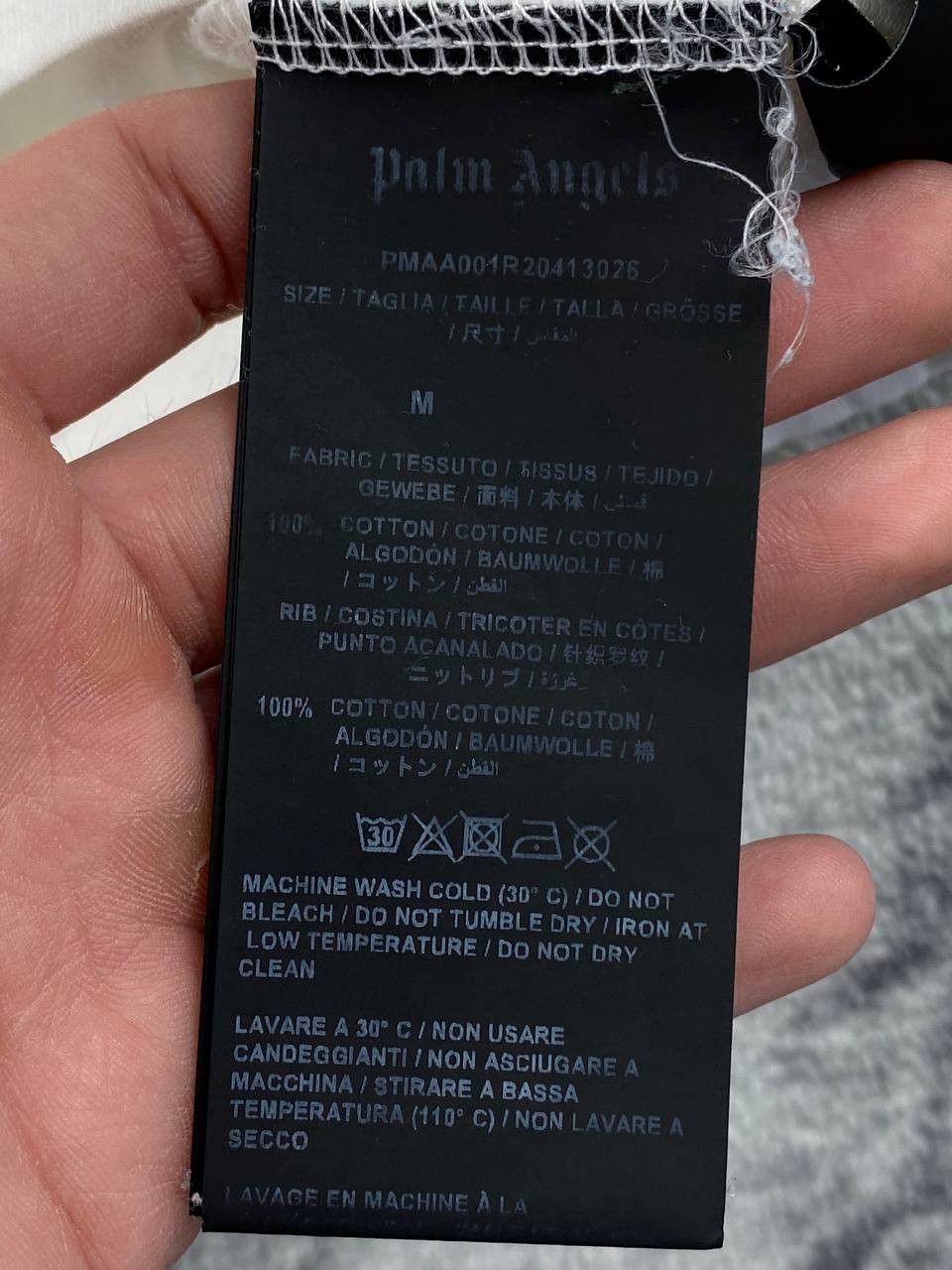 Palm Angels Palm Angels Big Logo Smoking Skeleton T Shirt Men Size M Size US M / EU 48-50 / 2 - 13 Thumbnail
