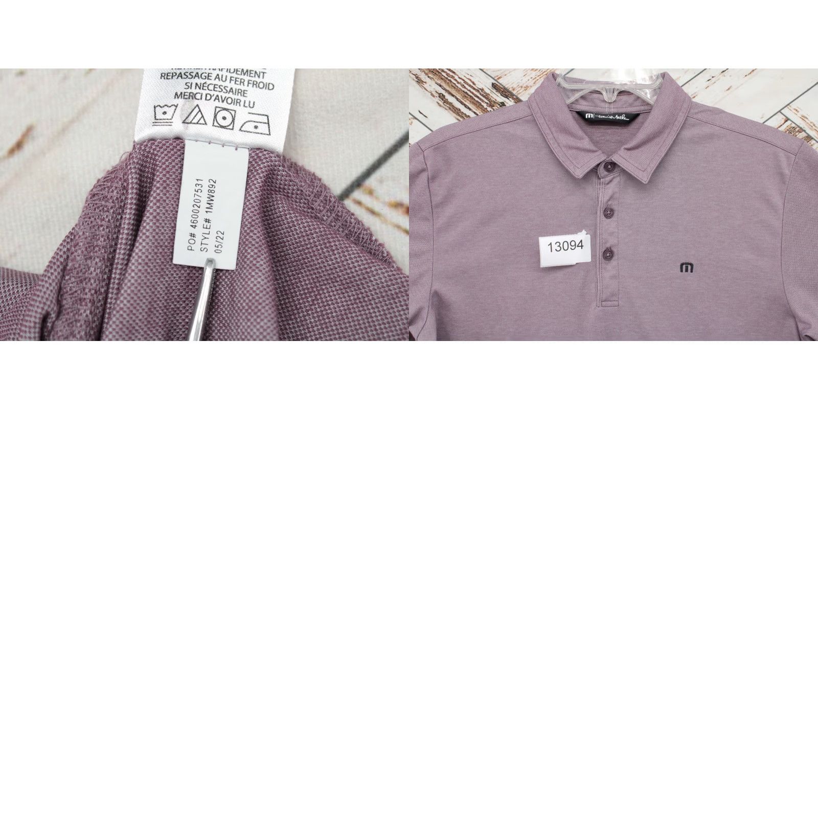 TravisMathew Travis Mathew Polo Shirt Men's M Purple Golf Short Sleeve Country Club Par Shirt Size US M / EU 48-50 / 2 - 8 Thumbnail