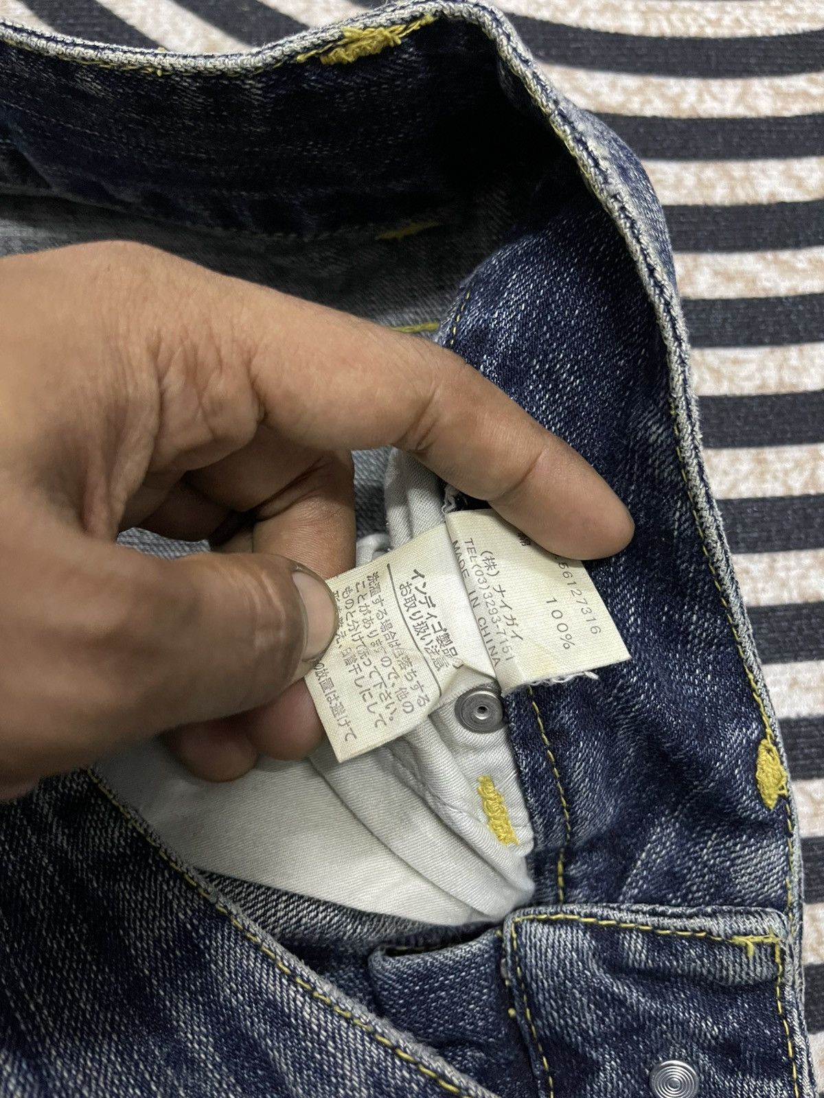 Japanese Brand 2000s LINK IT ALL FLARE JEANS IFSIXWASNINE STYLE Size US 29 - 11 Thumbnail
