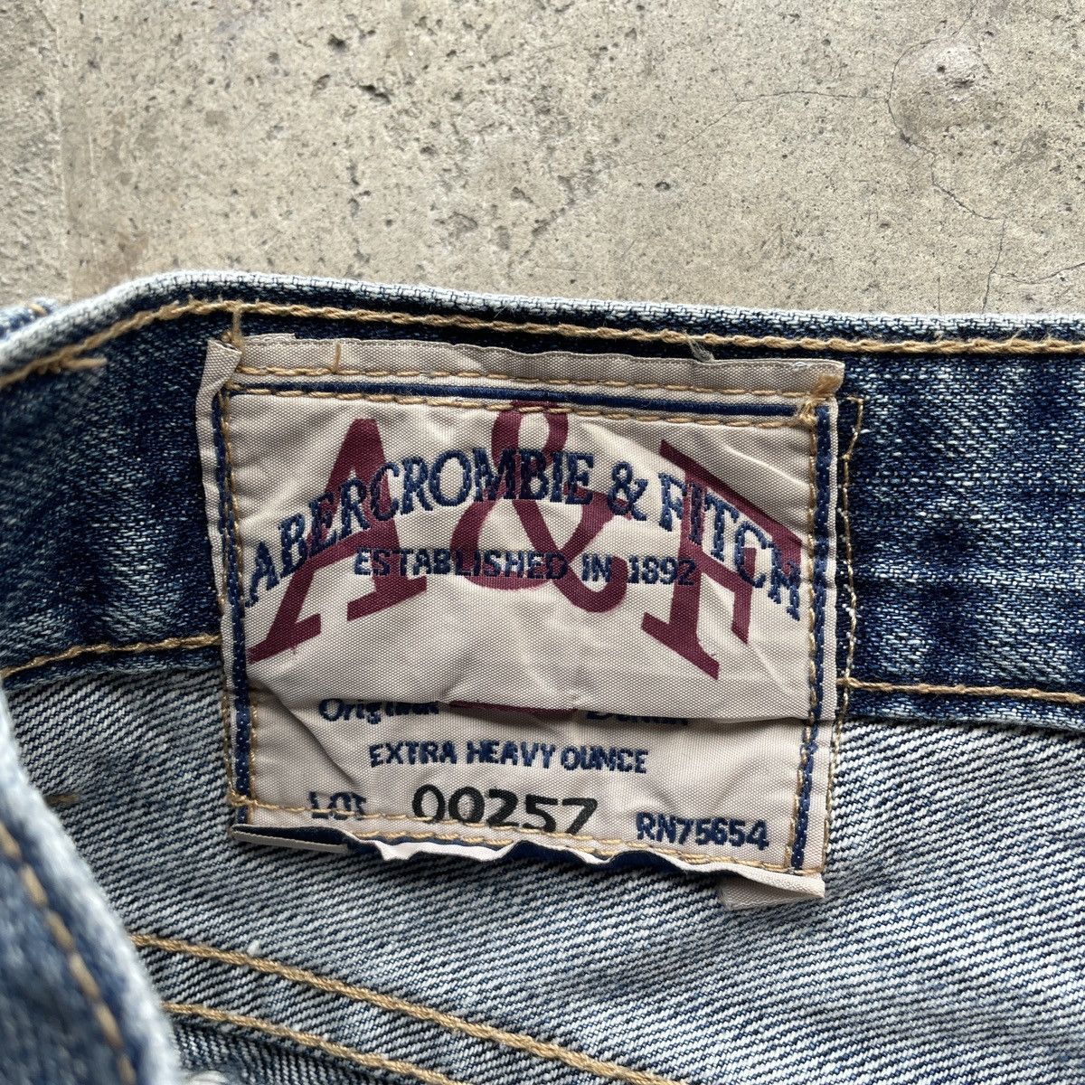 Abercrombie & Fitch Vintage Abercrombie&Fitch FLARE Distressed Faded Jeans Pants Size US 32 / EU 48 - 10 Thumbnail