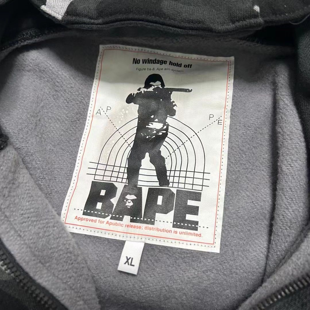 Bape COLOR CAMO MASK SHARK ZIP HOODIE Size US XL / EU 56 / 4 - 6 Thumbnail