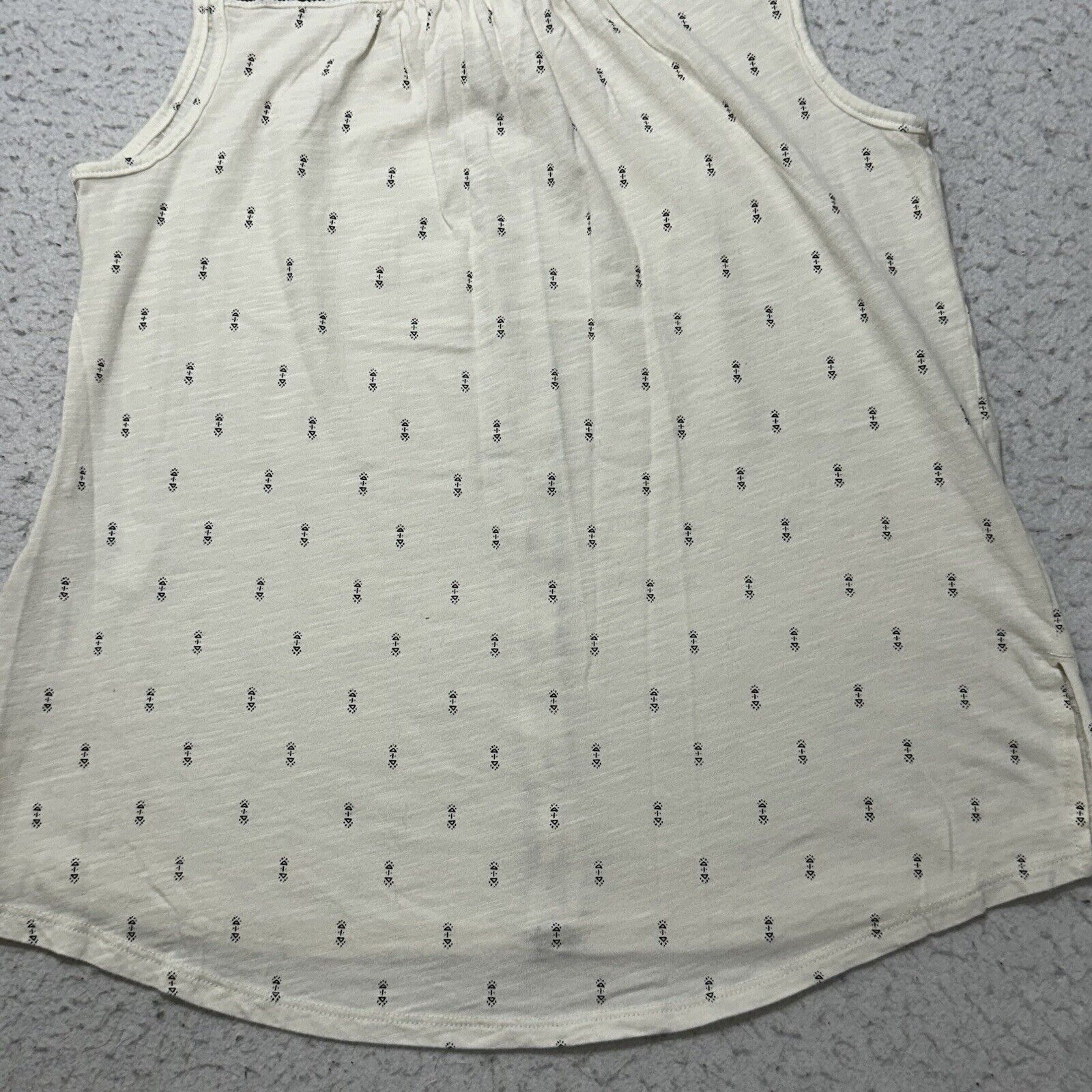 Eddie Bauer Eddie Bauer Small Cream Boho Pullover Tank Top Blouse Size S / US 4 / IT 40 - 12 Thumbnail