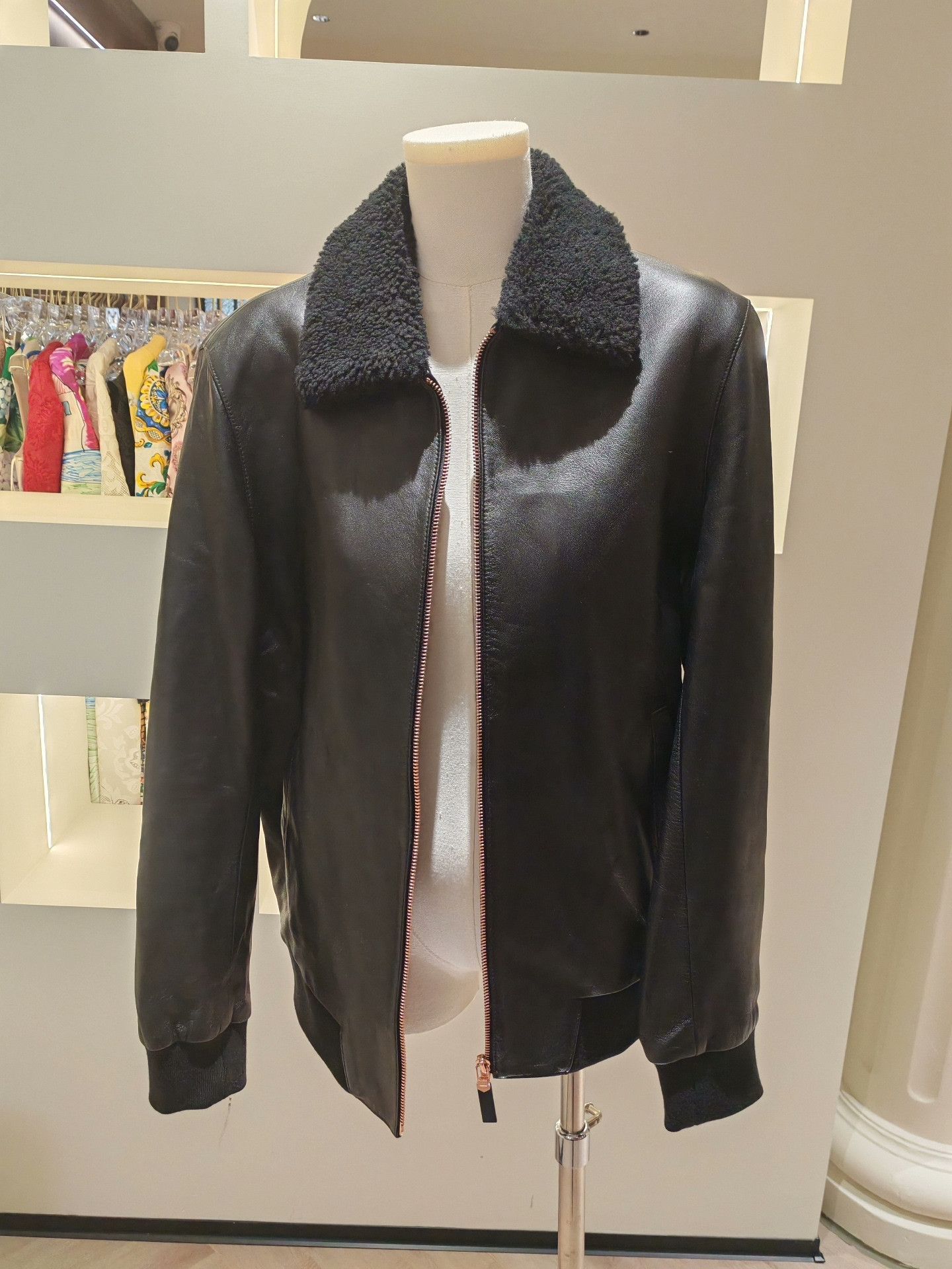 Givenchy Givenchy Pilot Leather Jacket S Size US S / EU 44-46 / 1 - 1 Thumbnail