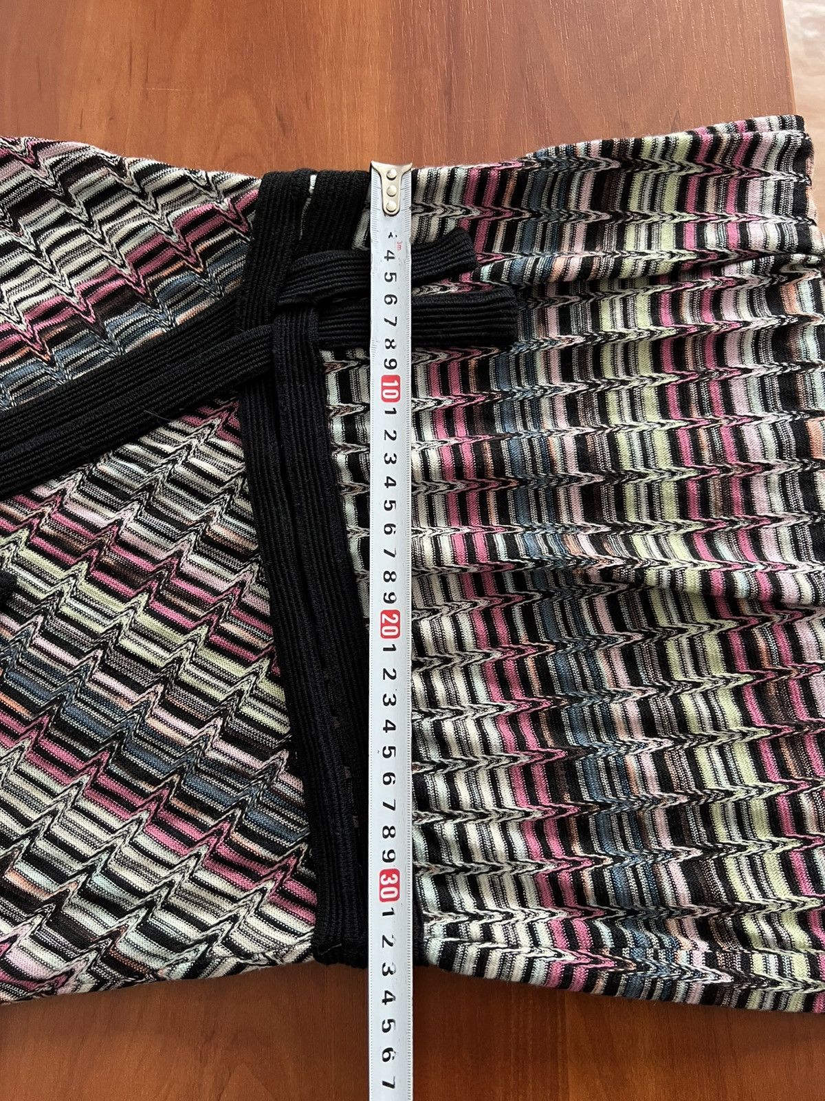 Missoni MISSONI WRAP KNIT ZIGZAG DRESS BLEND WOOL SLEEVE SIZE IT 42 Size M / US 6-8 / IT 42-44 - 20 Thumbnail