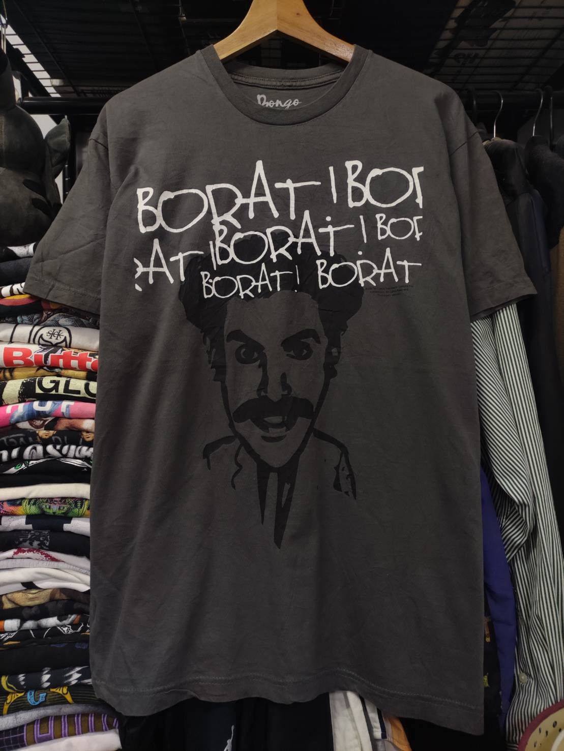 Vintage Vtg 2006 Borat Movie Promo T-Shirt Size US M / EU 48-50 / 2 - 2 Thumbnail