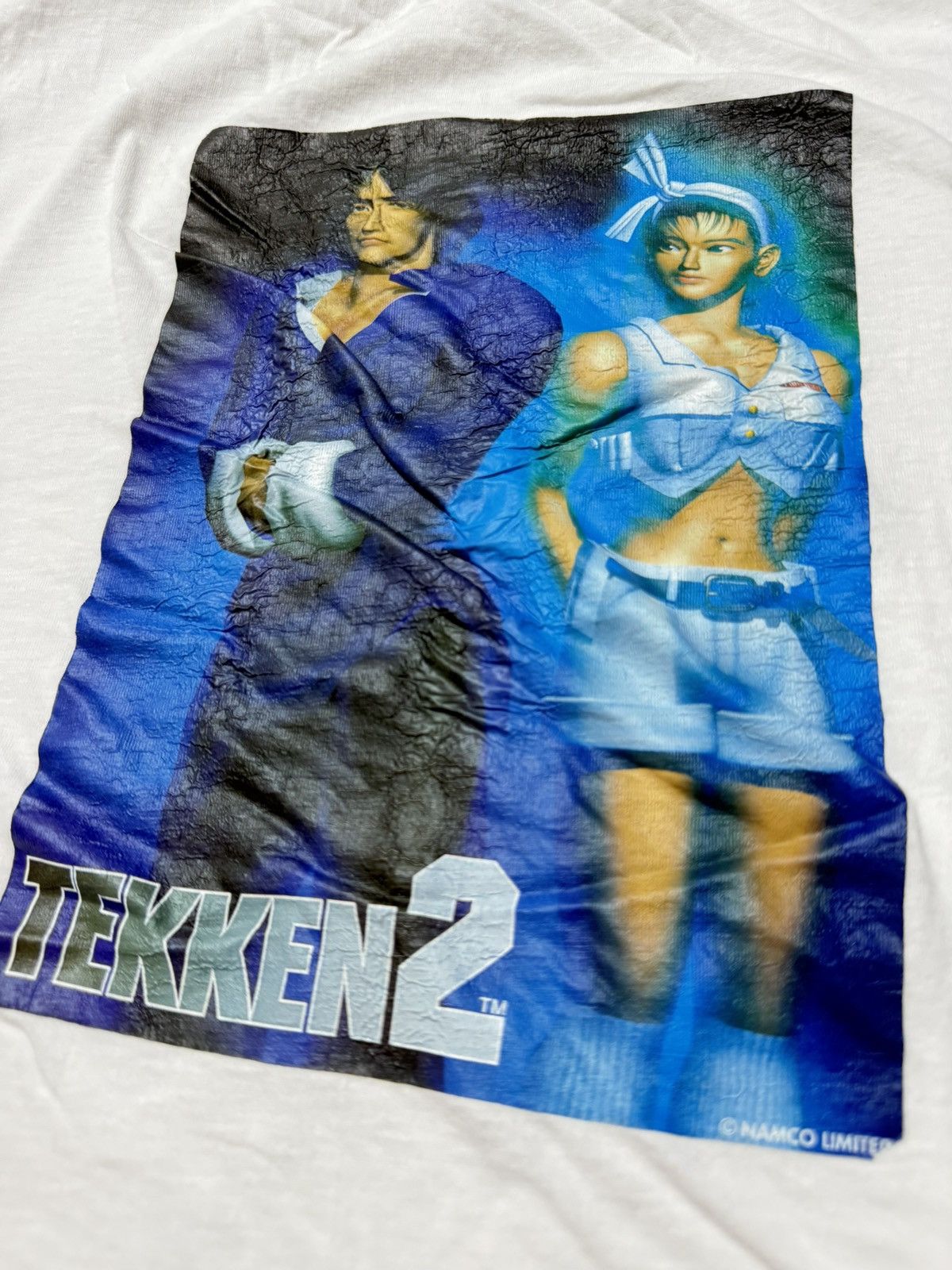 Vintage Vintage 90s Namco Tekken 2 T Shirt Video Game Size US S / EU 44-46 / 1 - 6 Thumbnail