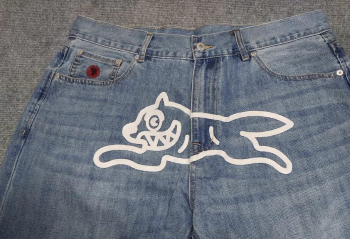 Billionaire Boys Club Billionaire Boys Club Flying Dog Print Raw Denim Jeans Size US 30 / EU 46 - 3 Thumbnail
