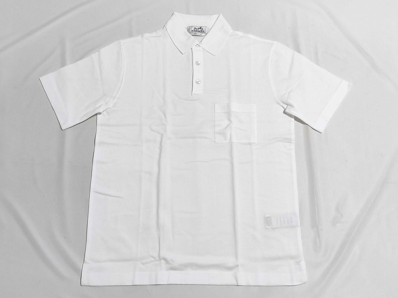 Hermes Hermes White Polo Shirt Size US M / EU 48-50 / 2 - 1 Thumbnail