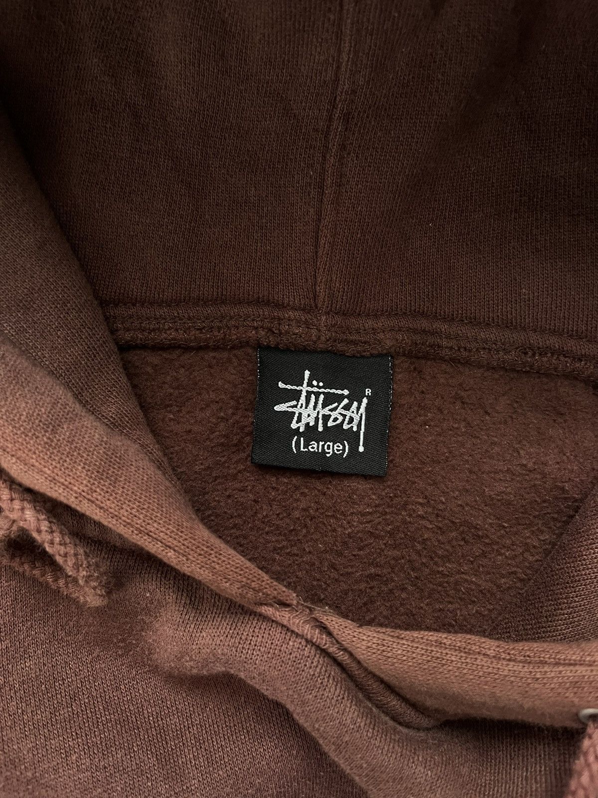 Stussy 00’s STUSSY 02 RARE VINTAGE Y2K BIG LOGO 2 SIDES HOODIE Size US L / EU 52-54 / 3 - 6 Thumbnail