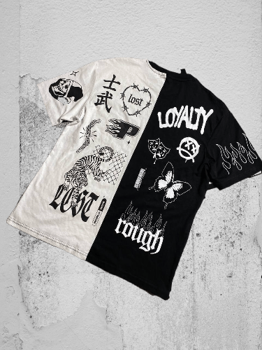 Affliction × Japanese Brand Y2K Affliction Style All Over Print T Shirt Tee Tapout Japan Size US M / EU 48-50 / 2 - 1 Thumbnail