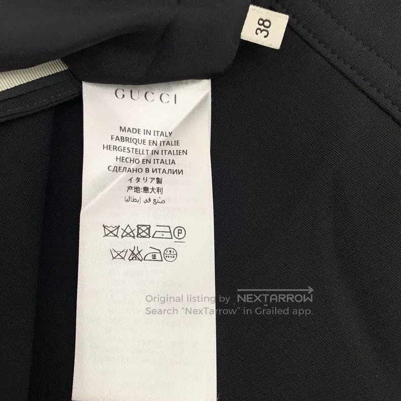 Gucci gucci Black woollen side single-breasted pearl buckle casu Size 25" / US 0 / IT 36 - 6 Thumbnail