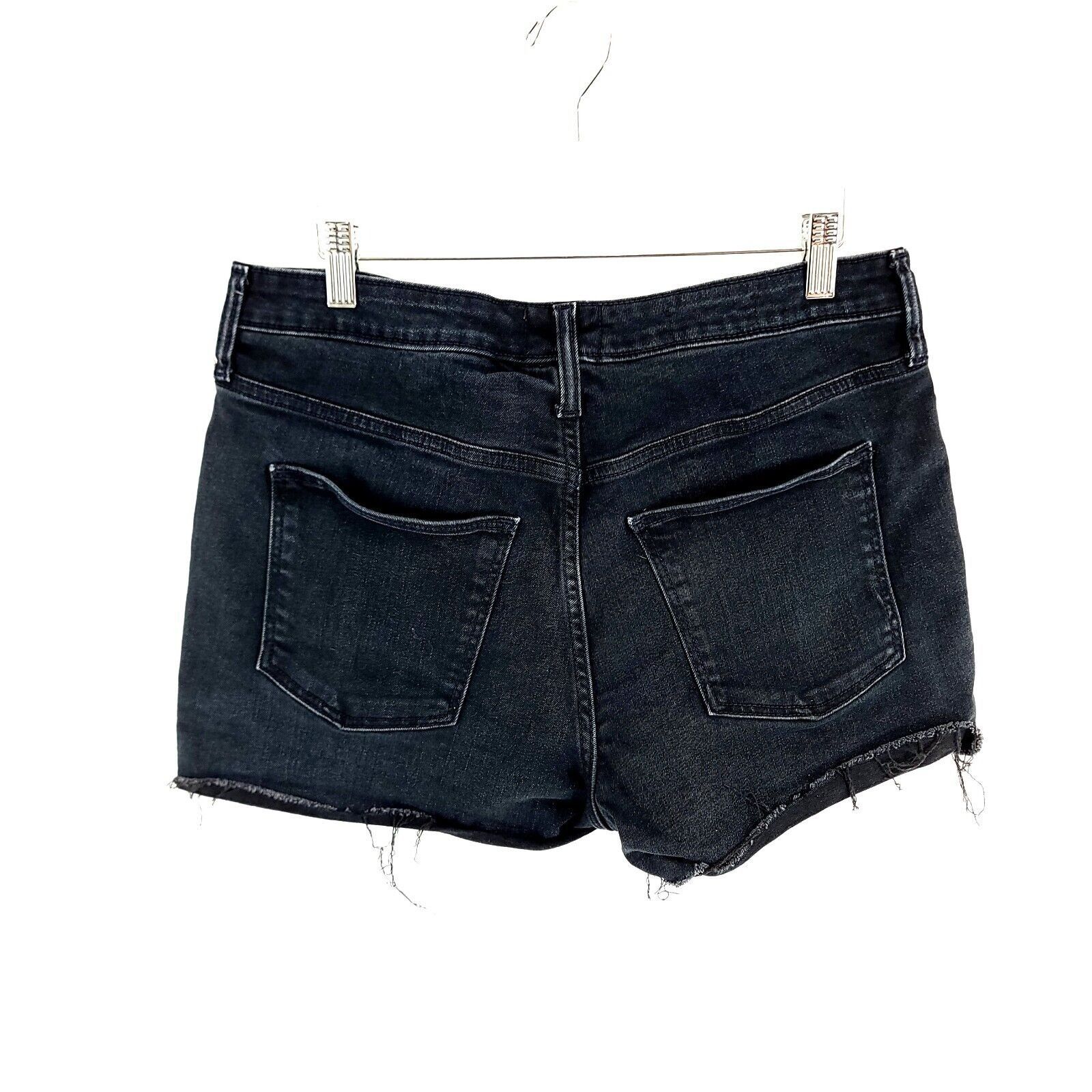 Designer Universal Thread 12/31R Dark Blue High Rise Midi Denim Short Size 32" / US 10 / IT 46 - 3 Thumbnail