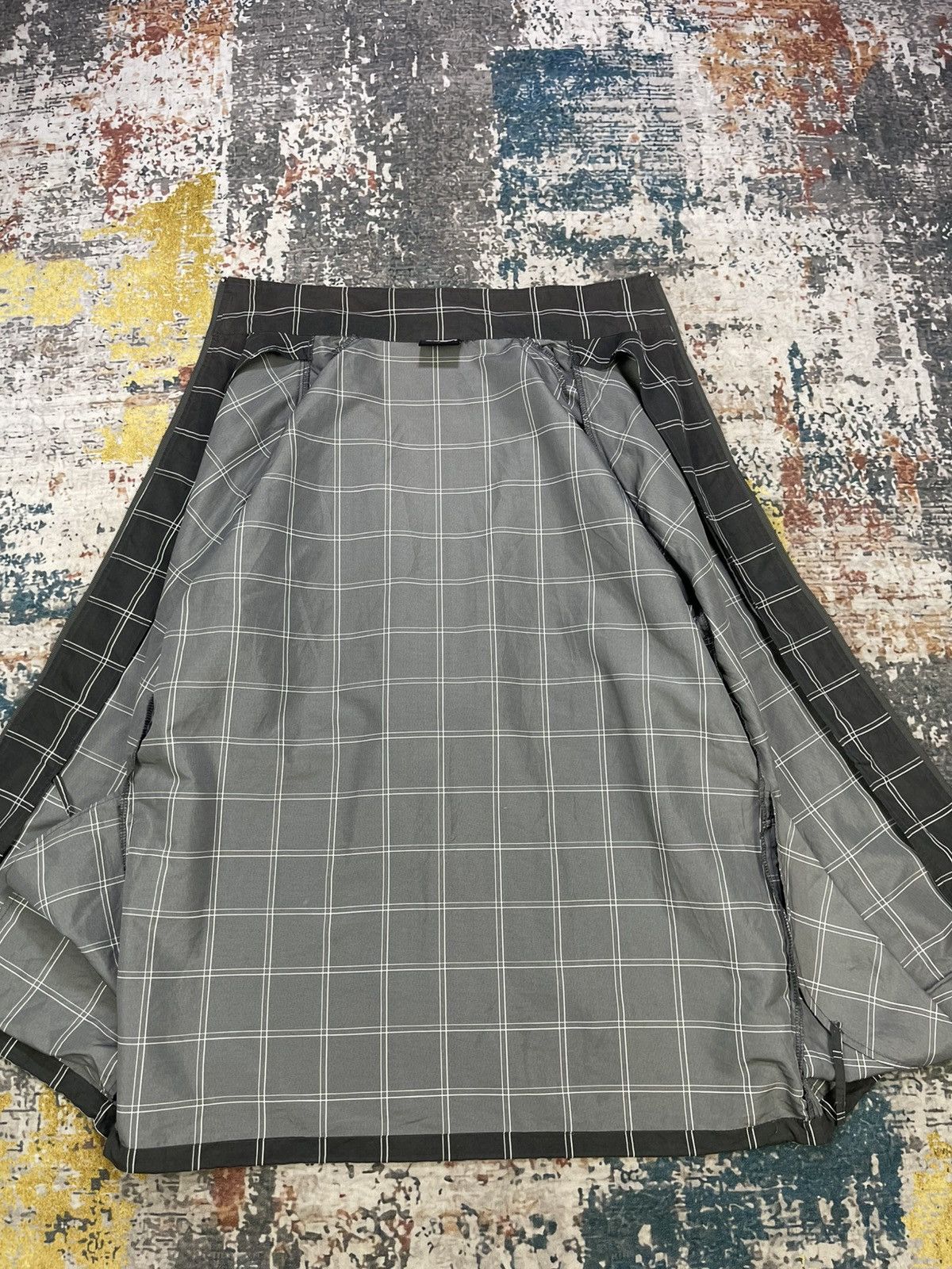 Southpole Soul Checkered Zip Up Open Collar Over Shirt Size US L / EU 52-54 / 3 - 8 Thumbnail
