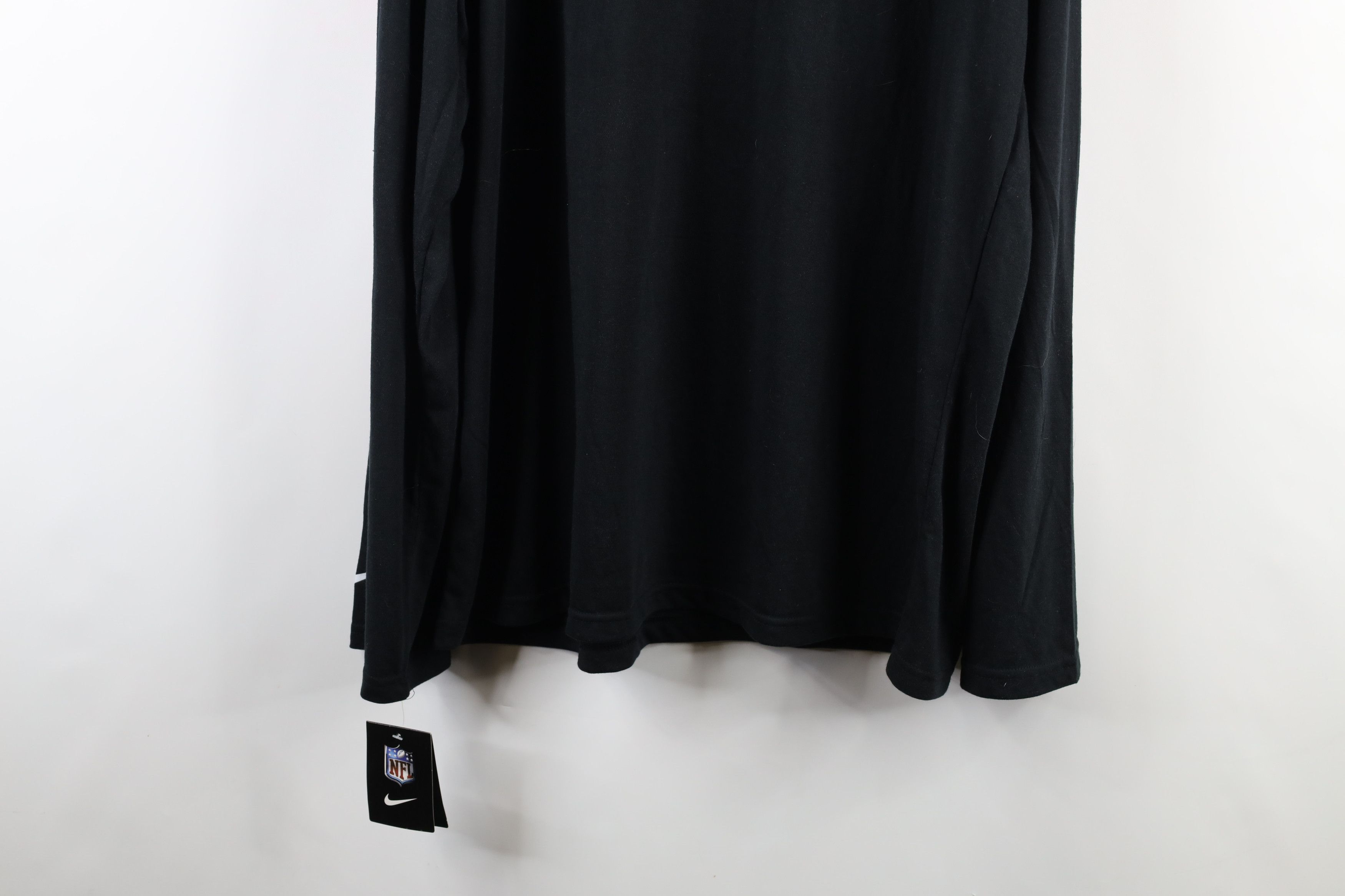 Nike × Vintage New Nike Detroit Lions Football Long Sleeve T-Shirt Black Size US XL / EU 56 / 4 - 12 Thumbnail