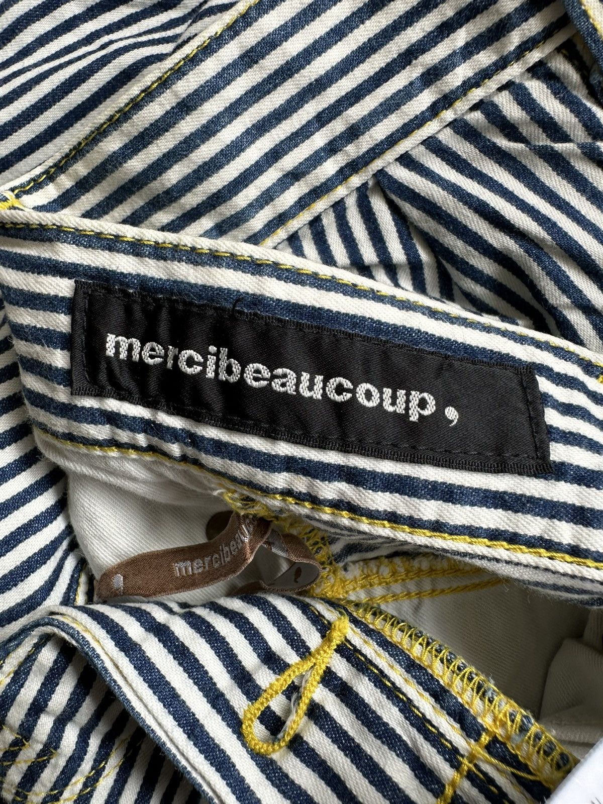 Lee × mercibeaucoup SS12 Mercibeaucoup x LEE drop crotch wabash denim jeans Size US 30 / EU 46 - 15 Thumbnail