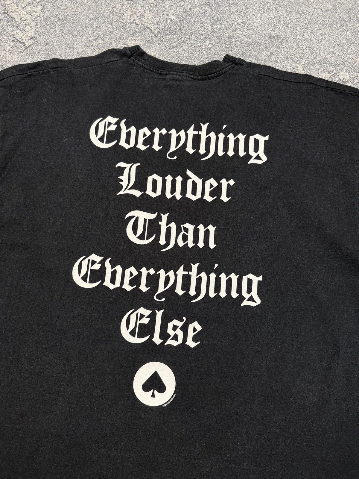 Band Tees 2004 Vintage Motörhead Deutschland Faded Black T-Shirt Size US XL / EU 56 / 4 - 4 Thumbnail