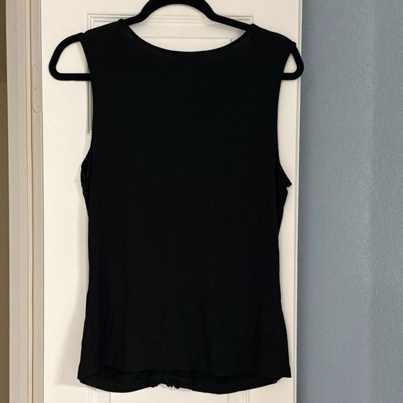 Other Cable & Gauge Ruched Ruffle Front Tank Size XL / US 12-14 / IT 48-50 - 4 Thumbnail