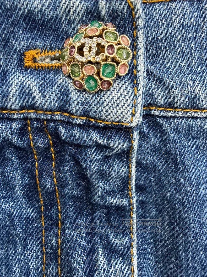 Chanel Chanel Coloured diamond jeans Size 42" / US 20 - 3 Thumbnail