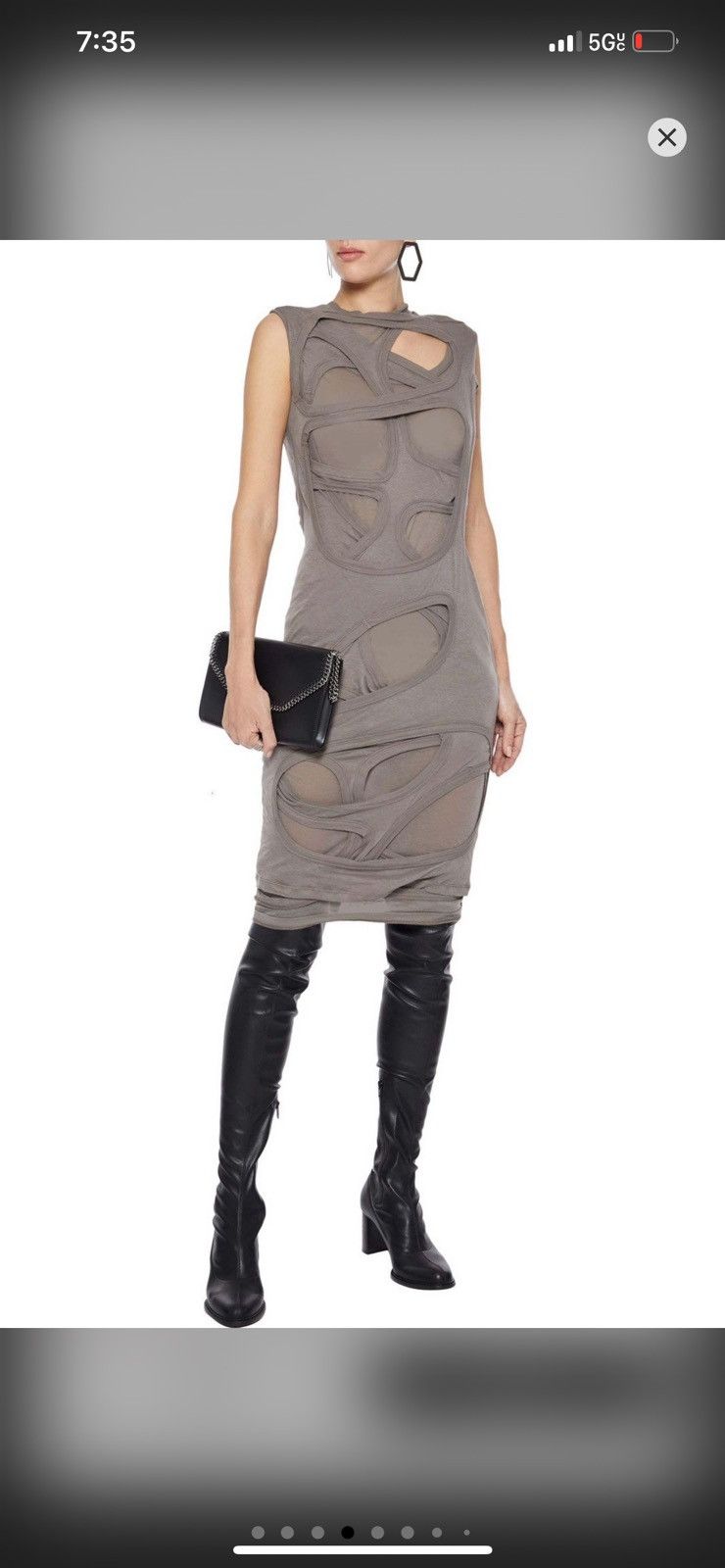 Rick Owens Rick Owens Babel SS19 Mega Membrane Holes Dress–Runway Piece Size M / US 6-8 / IT 42-44 - 9 Thumbnail