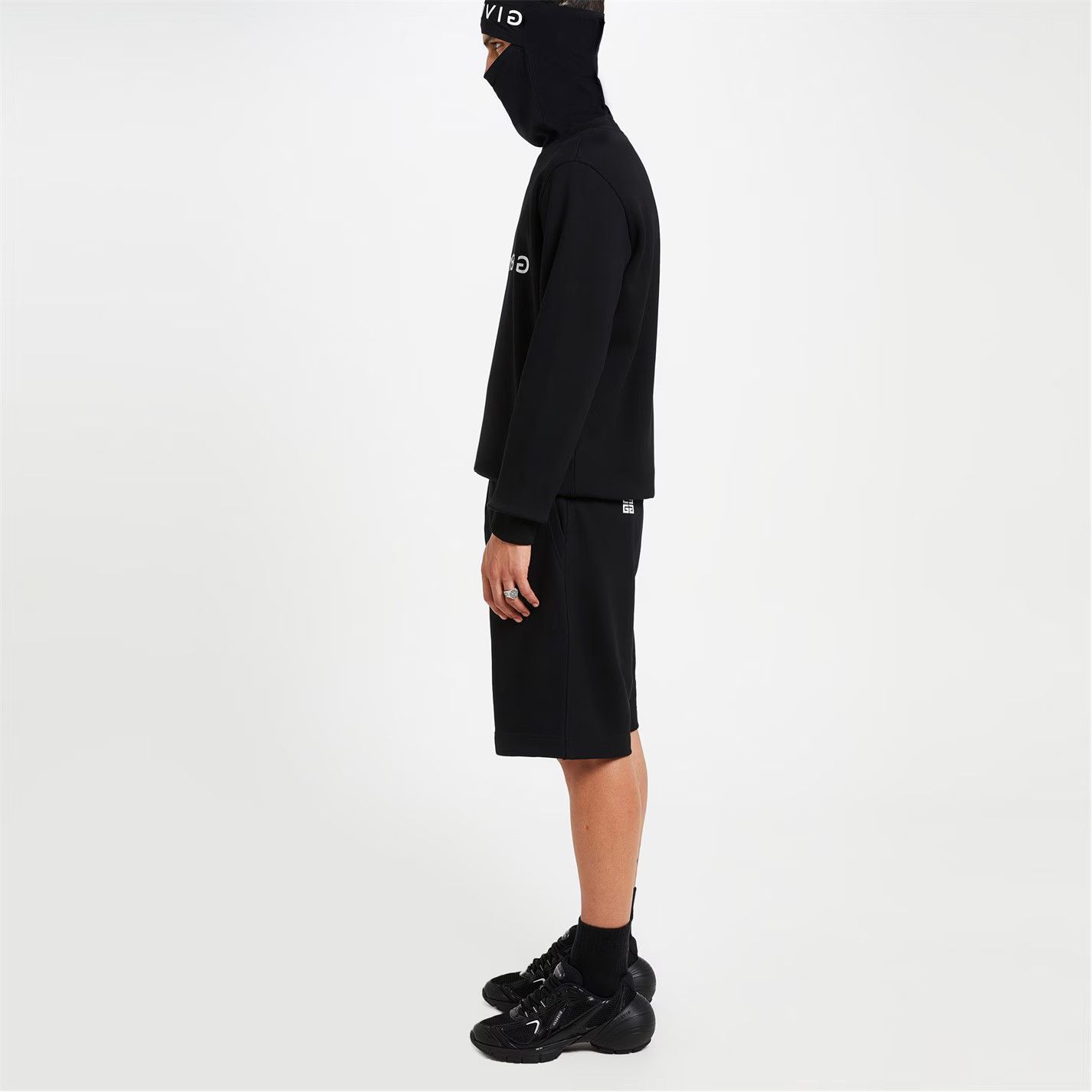 Givenchy o1g2r1mq0426 Logo Cotton Archetype Sweatshirt in Black Size US XXL / EU 58 / 5 - 3 Thumbnail