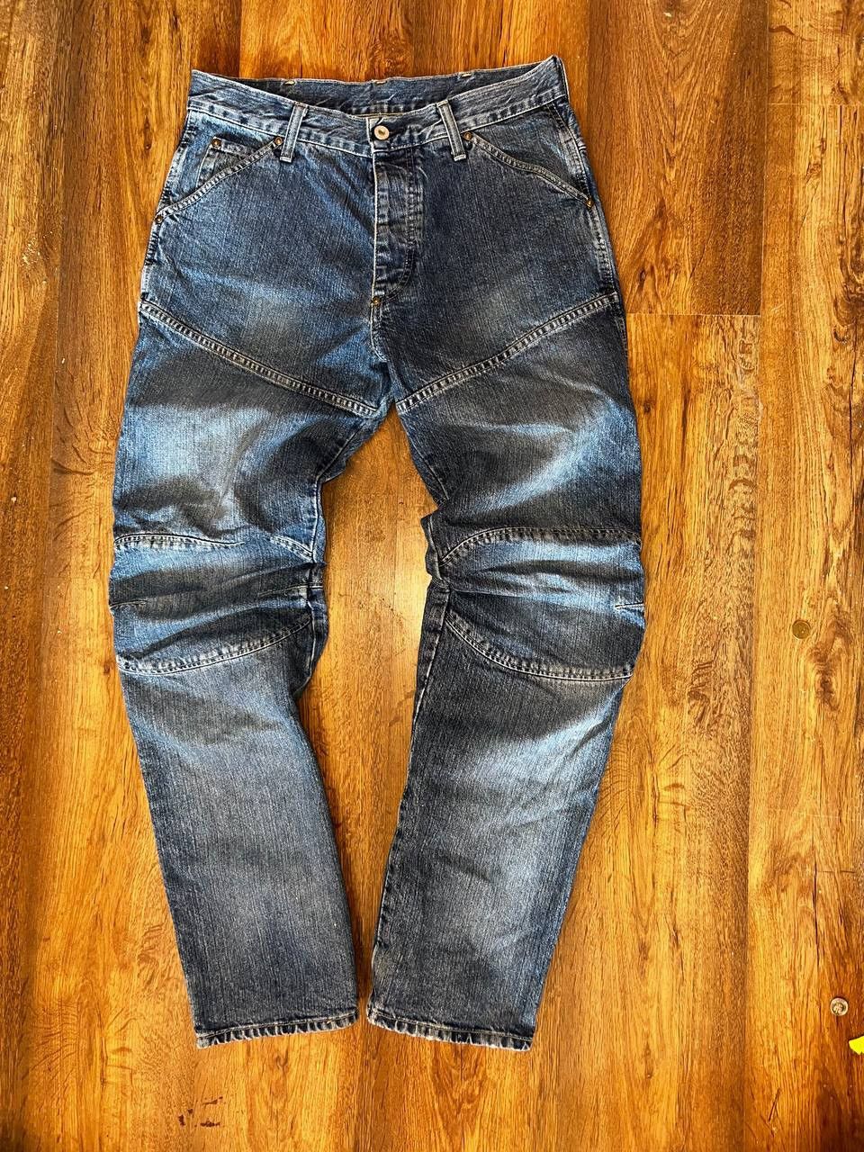 G-Star × Vintage Vintage GstarRaw Elwood vintage biker jeans y2k Size US 32 / EU 48 - 1 Thumbnail