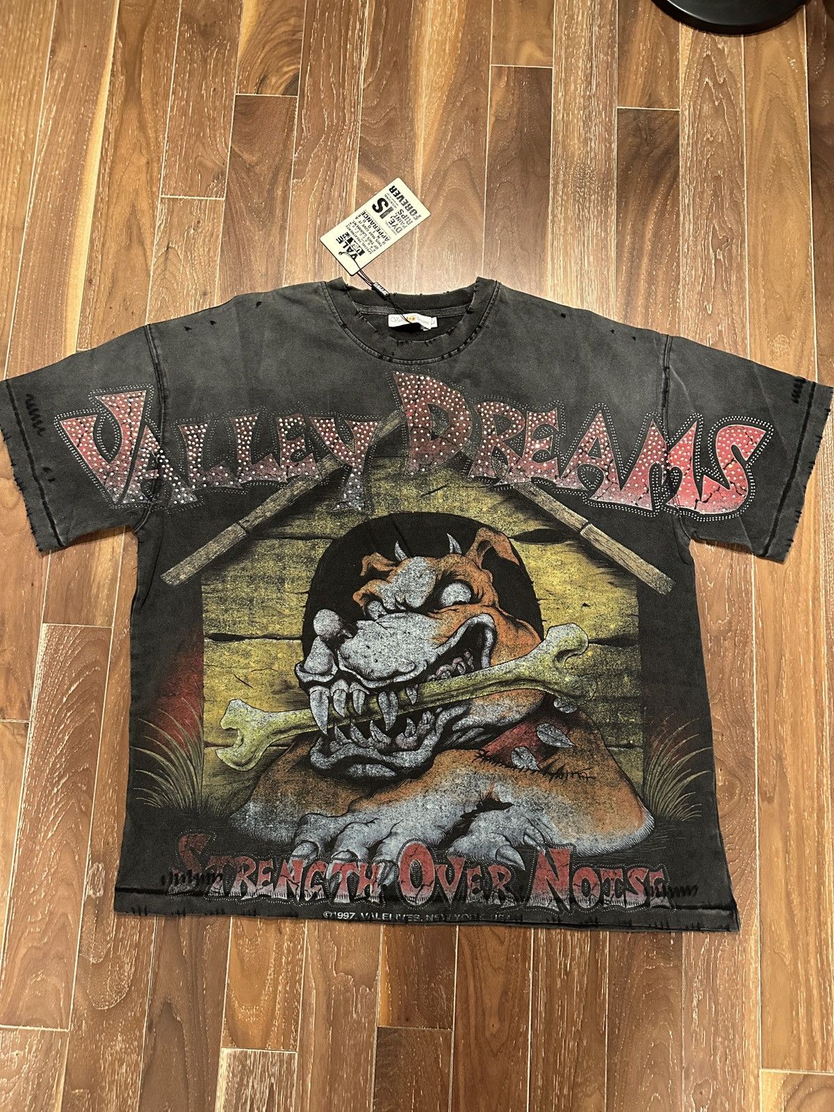 Vale Valley Dreams Black Doghouse Bling Tee Large Size US L / EU 52-54 / 3 - 1 Thumbnail