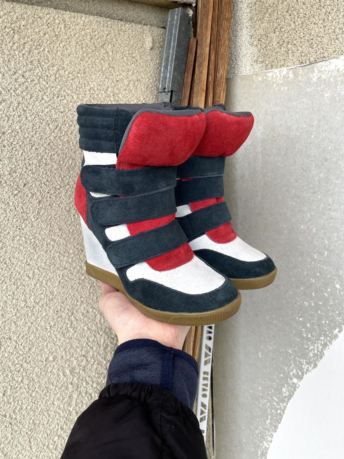 Isabel Marant Isabel Marant Style Bowie Wedge Sneakers Hi Top Shoes Sz 38 Size US 8 / IT 38 - 4 Thumbnail