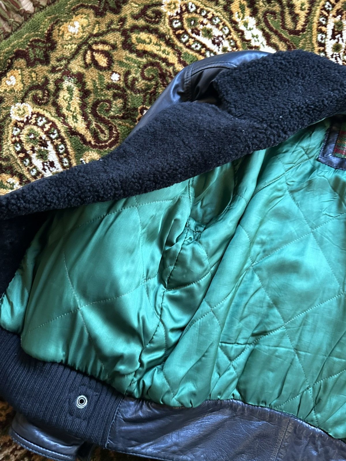 Iceberg Vintage Iceberg Black Leather Jacket Italy 1982/1983 Size US L / EU 52-54 / 3 - 6 Thumbnail