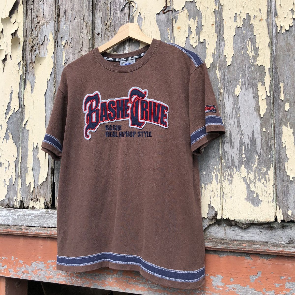 Vintage Vintage y2k Bashe Rive HipHop Style Tshirt Size US M / EU 48-50 / 2 - 2 Thumbnail