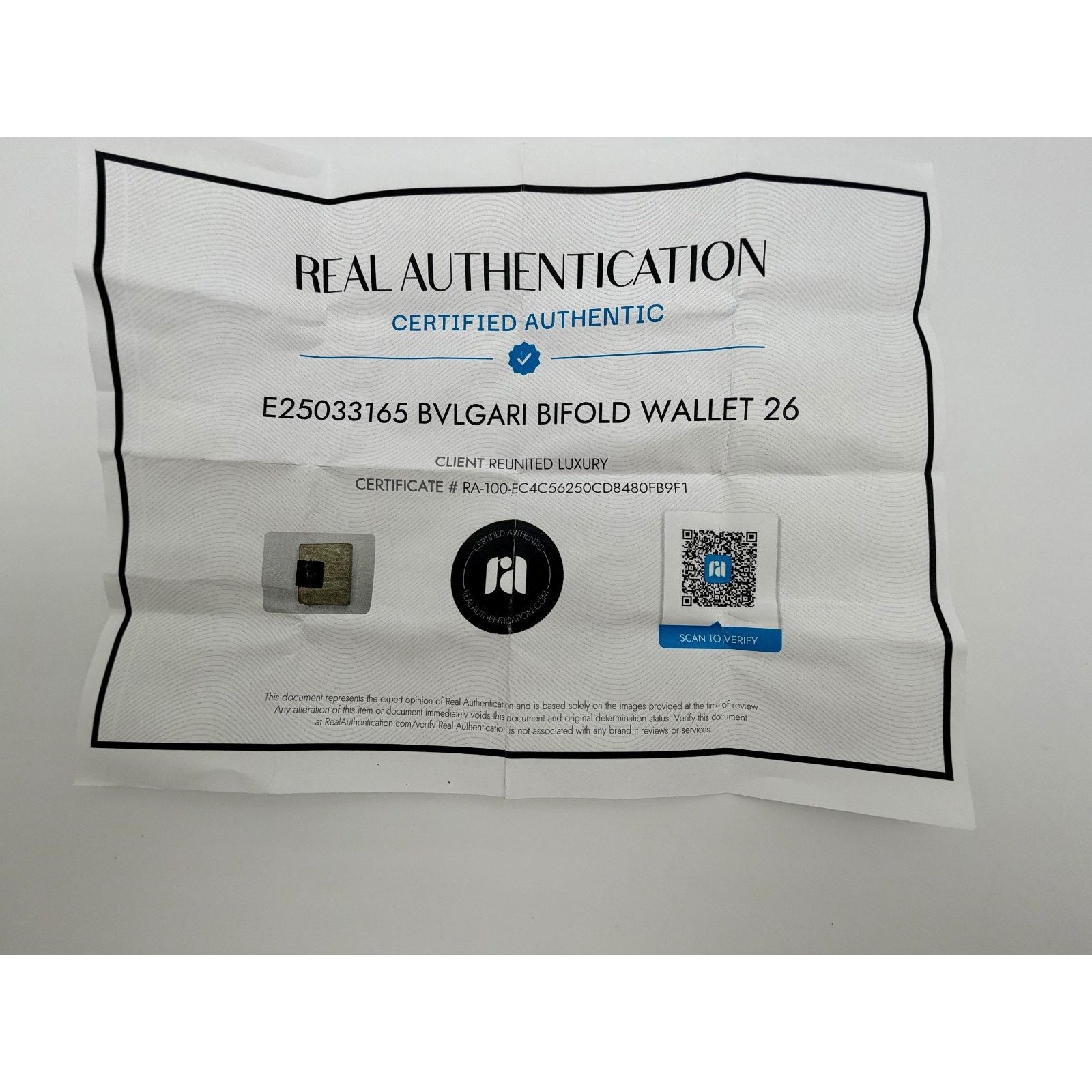 Bvlgari BULGARI Logo Canvas Mens Wallet Snap Brown Beige Italy COA Size ONE SIZE - 10 Thumbnail