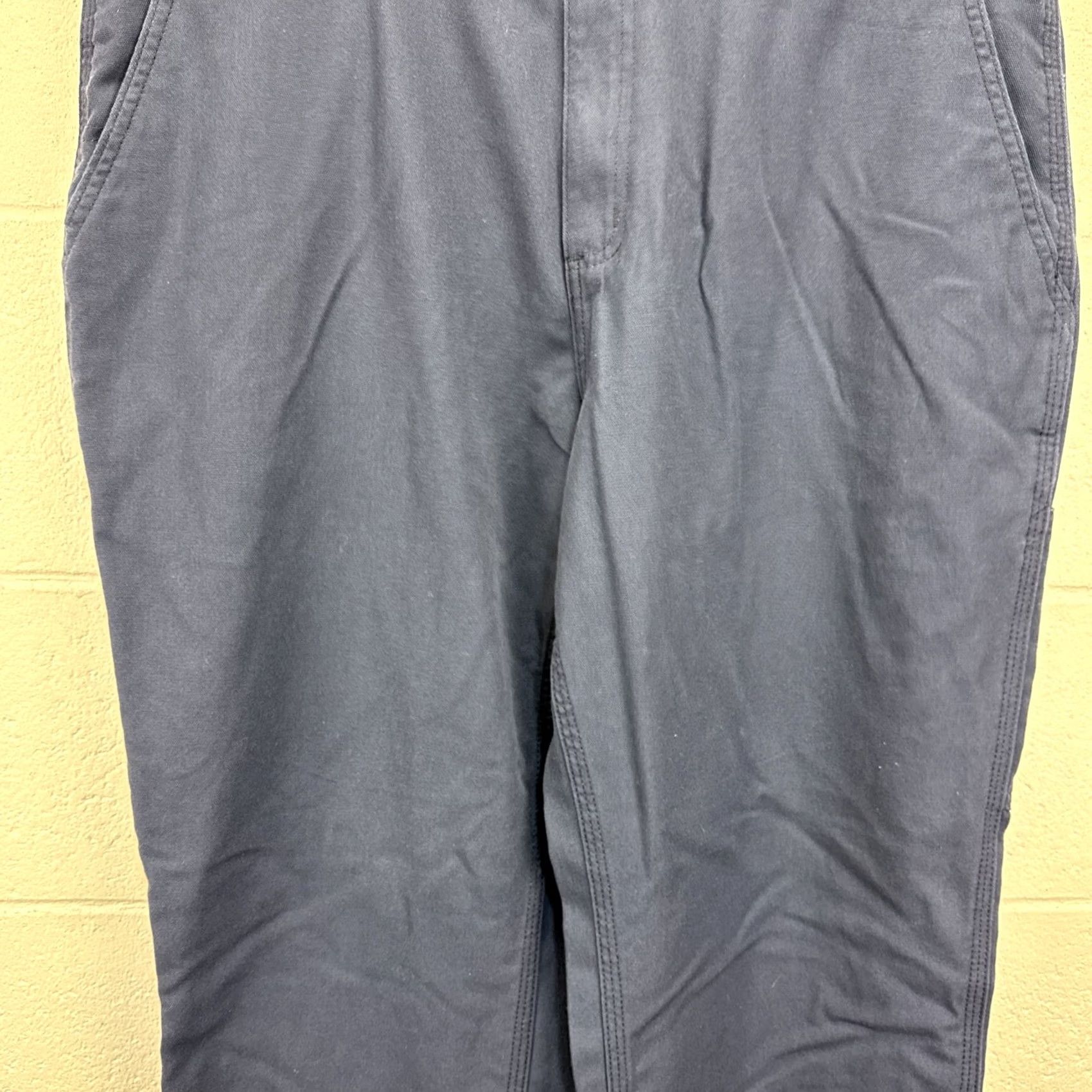 Carhartt Carhartt Canvas Utility Pants Men’s 38x28 Blue Dungaree Fit Chino 383-20 Size US 38 / EU 54 - 5 Thumbnail