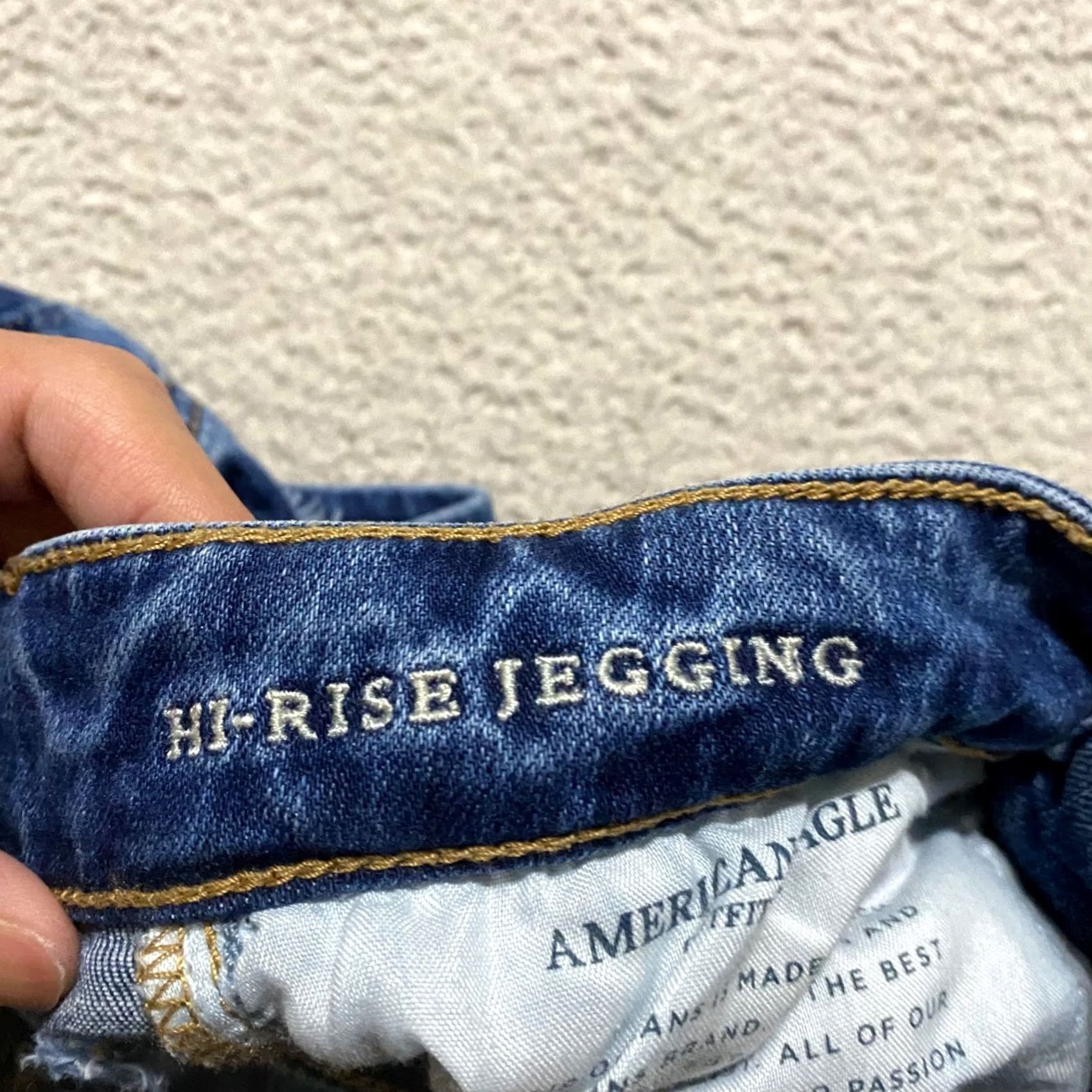 American Eagle Outfitters American Eagle Outfitters Jeans Womens 2 Blue Medium Wash High Rise Jegging Slim Stretch Regular Size 26" / US 2 / IT 38 - 4 Thumbnail