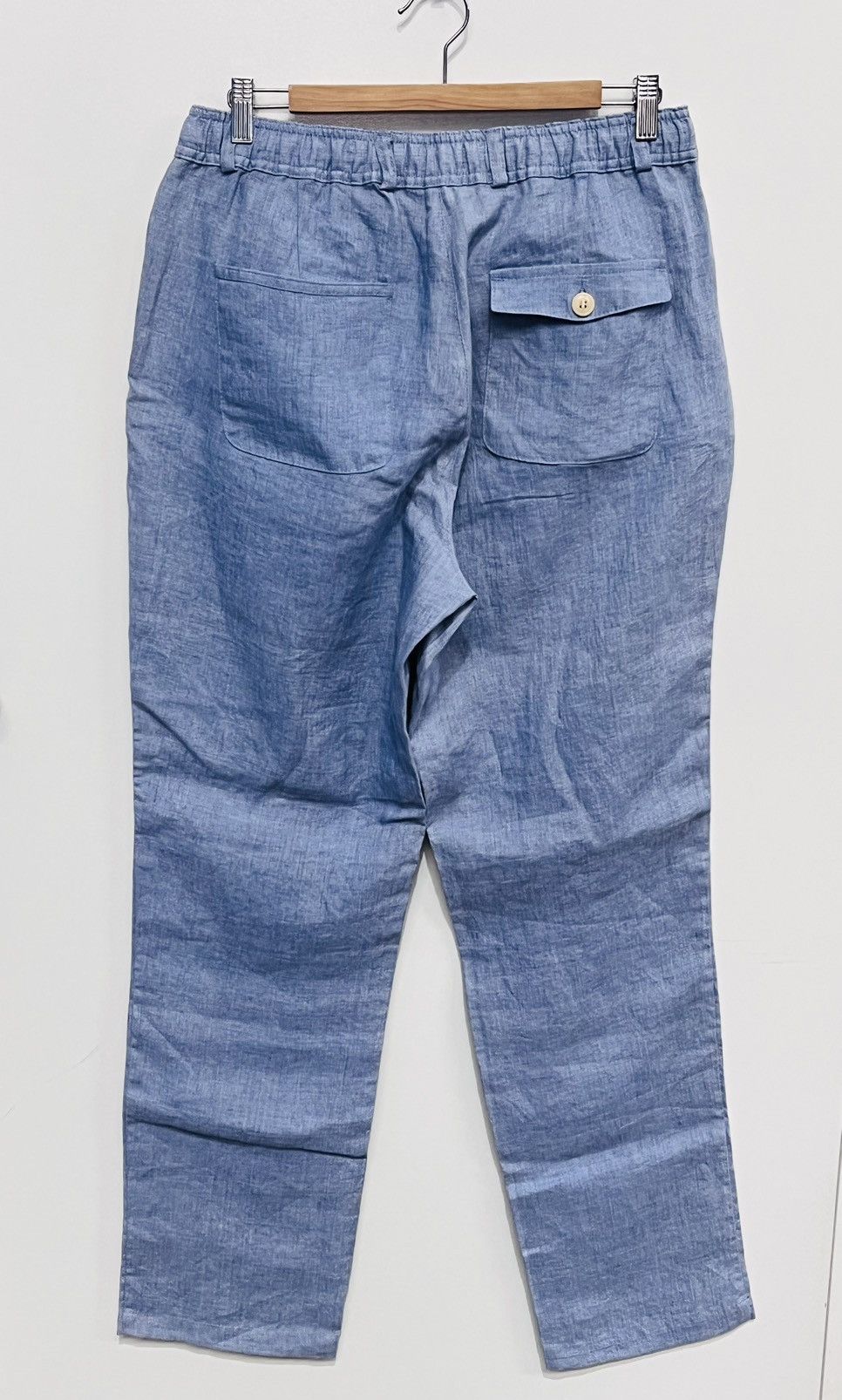 Oliver Spencer OLIVER SPENCER Light Blue Drawstring Trousers Size US 32 / EU 48 - 3 Thumbnail