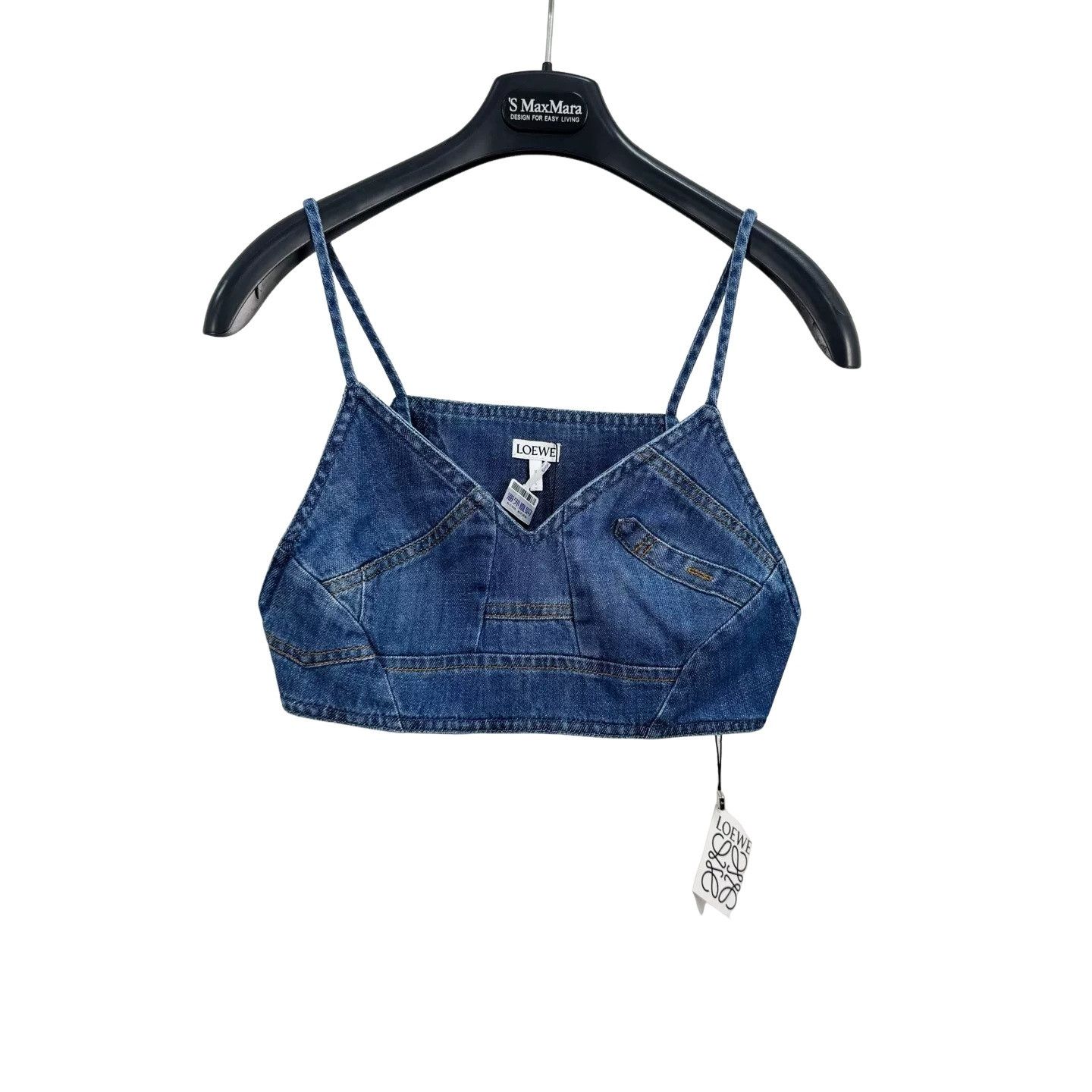 Loewe Loewe Denim Crop Top Size 36 Size XS / US 0-2 / IT 36-38 - 1 Thumbnail