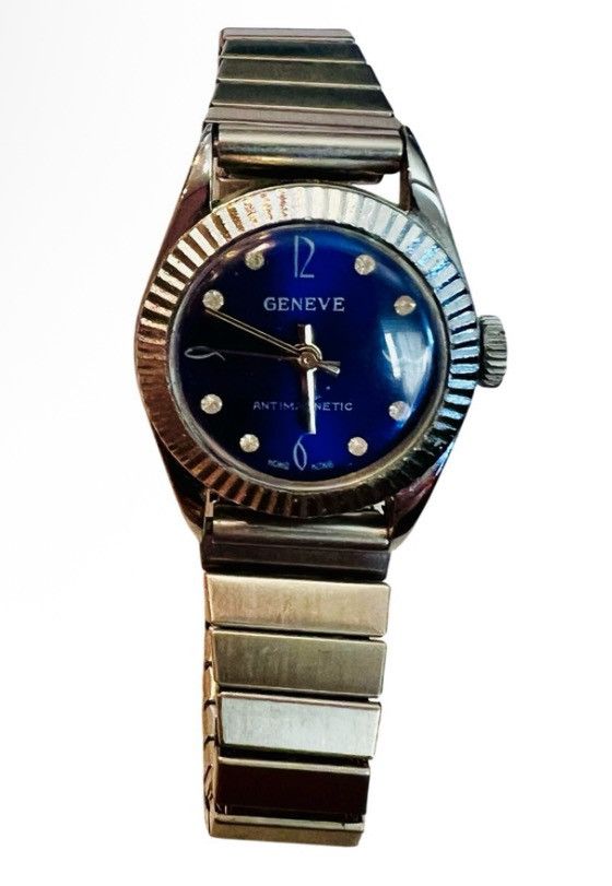 Pulsar VTG Universal Geneve Ladies Watch – Blue Dial, Antimagnetic Size ONE SIZE - 2 Thumbnail