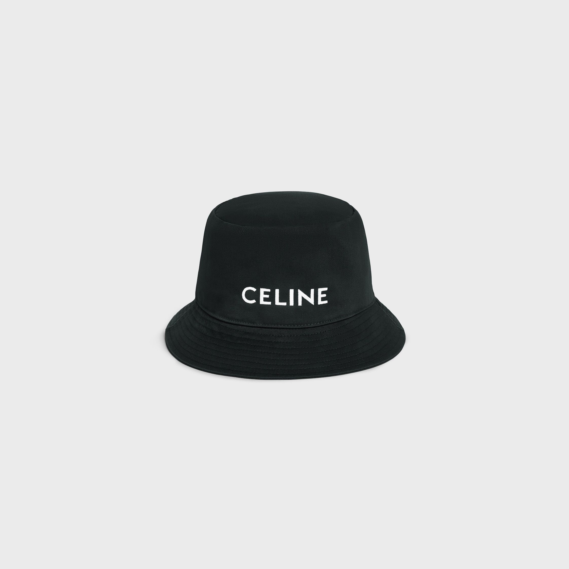 Celine CELINE BUCKET HAT IN COTTON black Size ONE SIZE - 1 Thumbnail