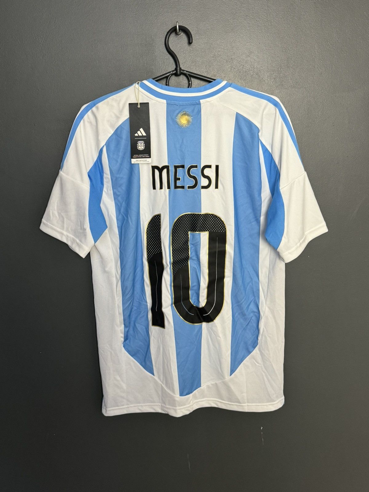 Adidas KIDS New Argentina 2024 Home Messi Football Jersey T-Shirt Size US XS / EU 42 / 0 - 1 Thumbnail