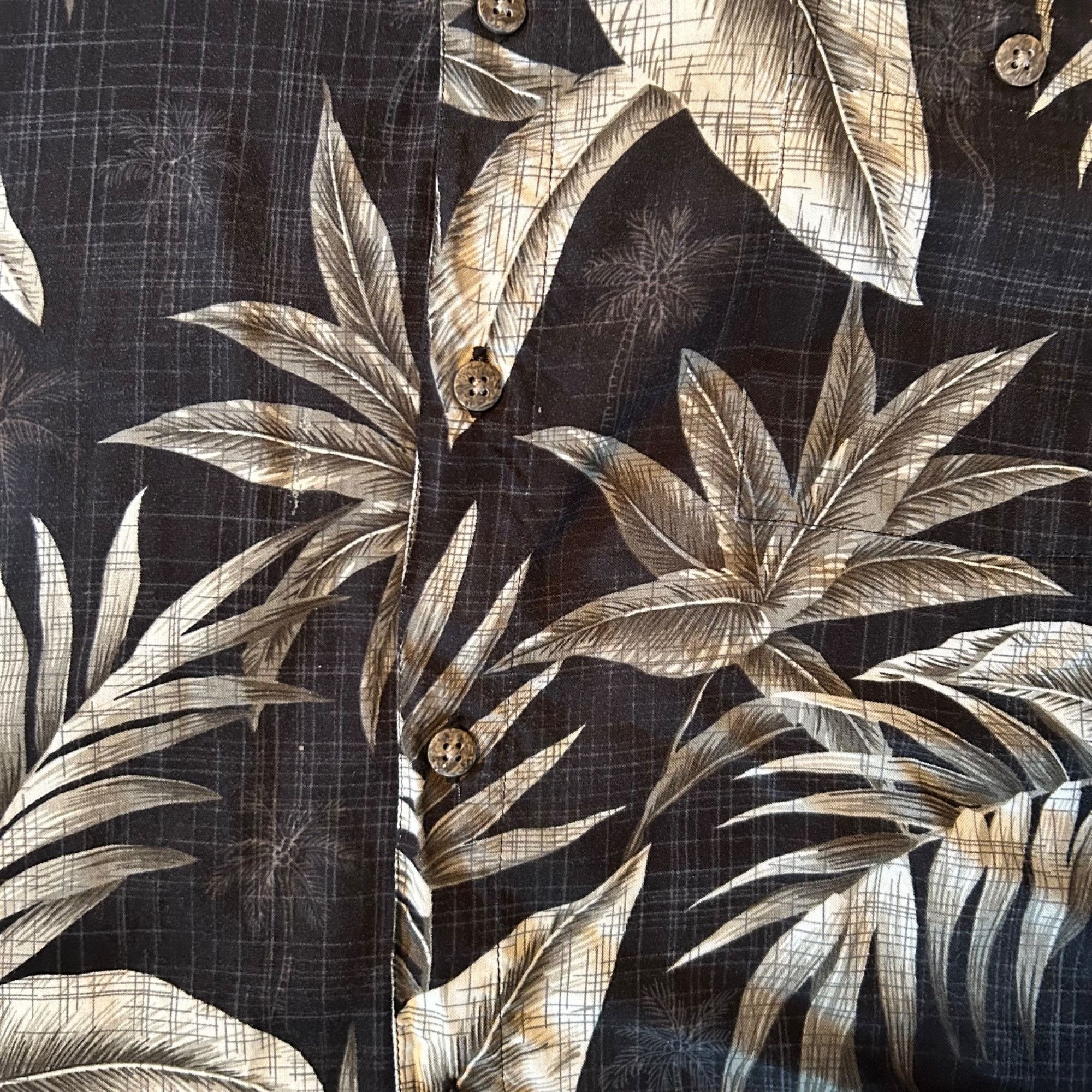 Campia Moda Campia Moda Black & White Tropical Summer Hawaiian Shirt Size US XL / EU 56 / 4 - 3 Thumbnail