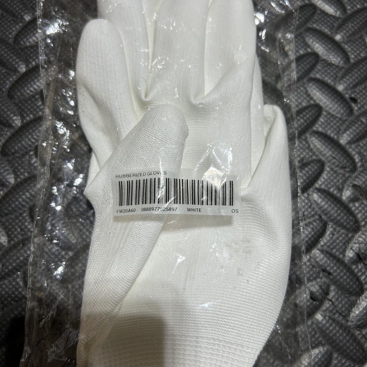 Designer × Supreme Supreme Rubberized Work Gloves Box Logo White FW20 NEW Size ONE SIZE - 3 Thumbnail