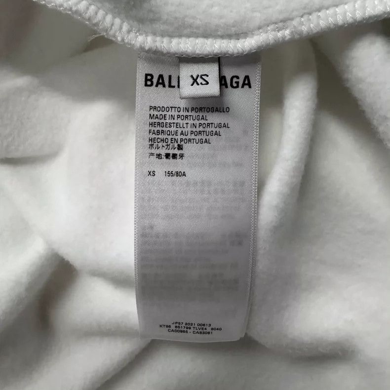 Balenciaga Balenciaga Rainbow flag white hoodie Size US XS / EU 42 / 0 - 5 Thumbnail