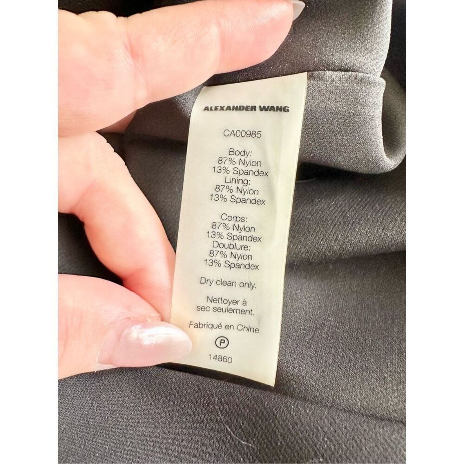 T by Alexander Wang T by Alexander Wang Black Sleeveless Zip Mini Dress - Size 2 Size XS / US 0-2 / IT 36-38 - 10 Thumbnail