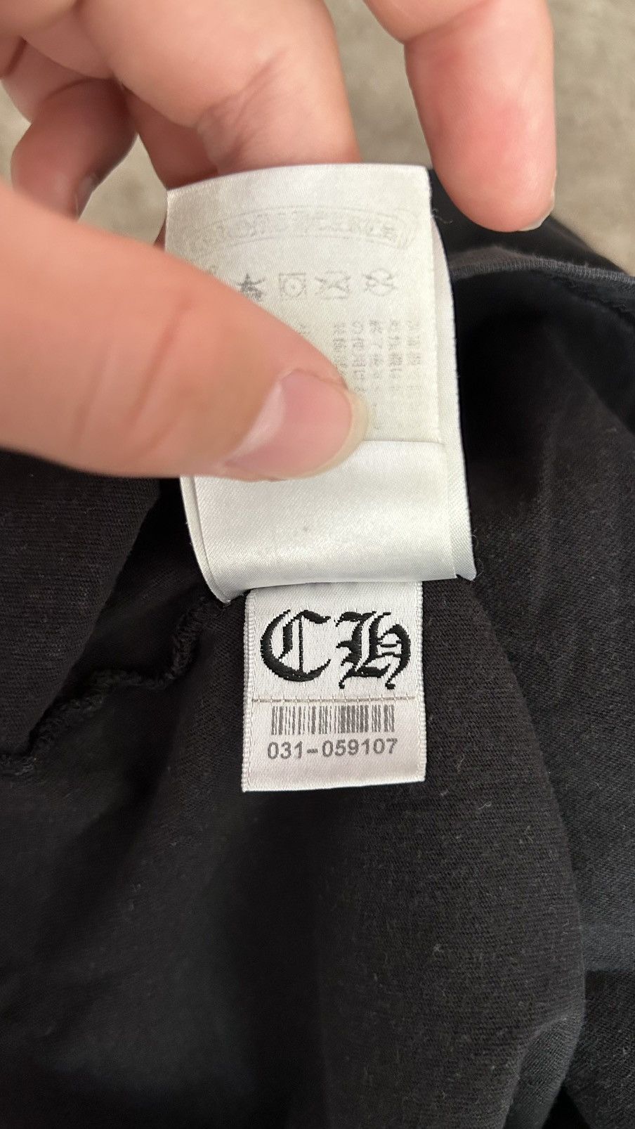 Chrome Hearts Chrome Hearts Black Grey Staff Tee Size US M / EU 48-50 / 2 - 14 Thumbnail