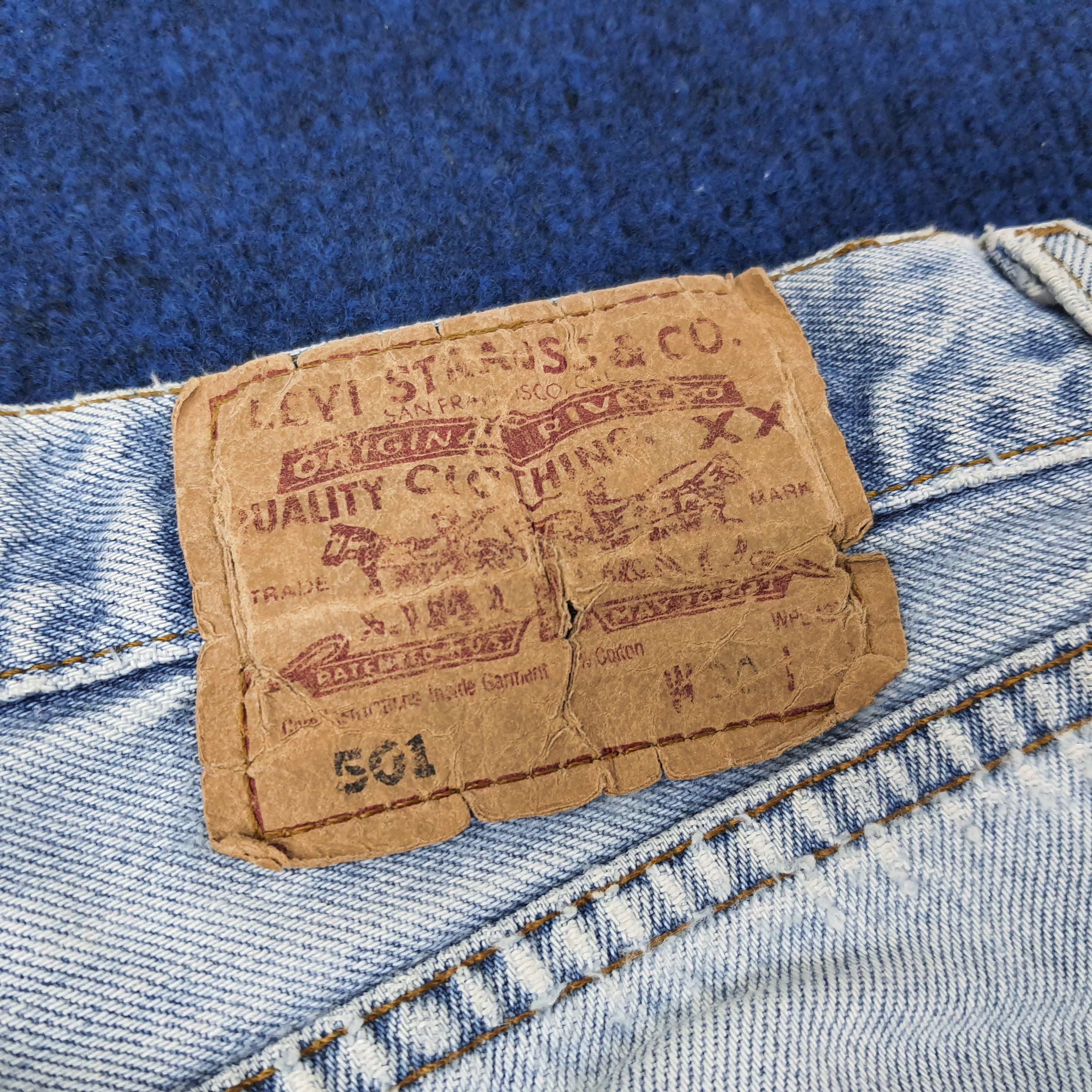 Levi's Vintage Levi's Distressed Doraemon Patchwork Jean C252N17 Size US 28 / EU 44 - 9 Thumbnail