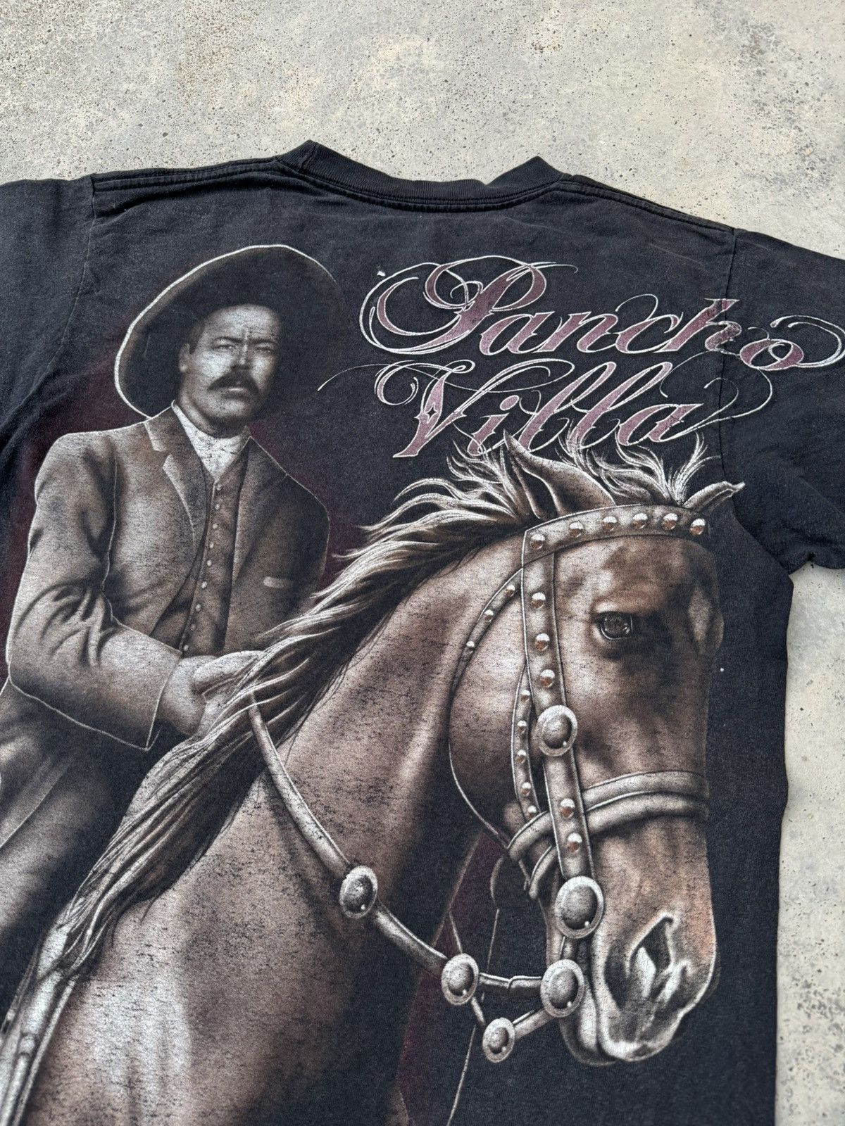 Vintage Distressed 2000s Doroteo Arango Pancho Villa Tees Size US S / EU 44-46 / 1 - 4 Thumbnail