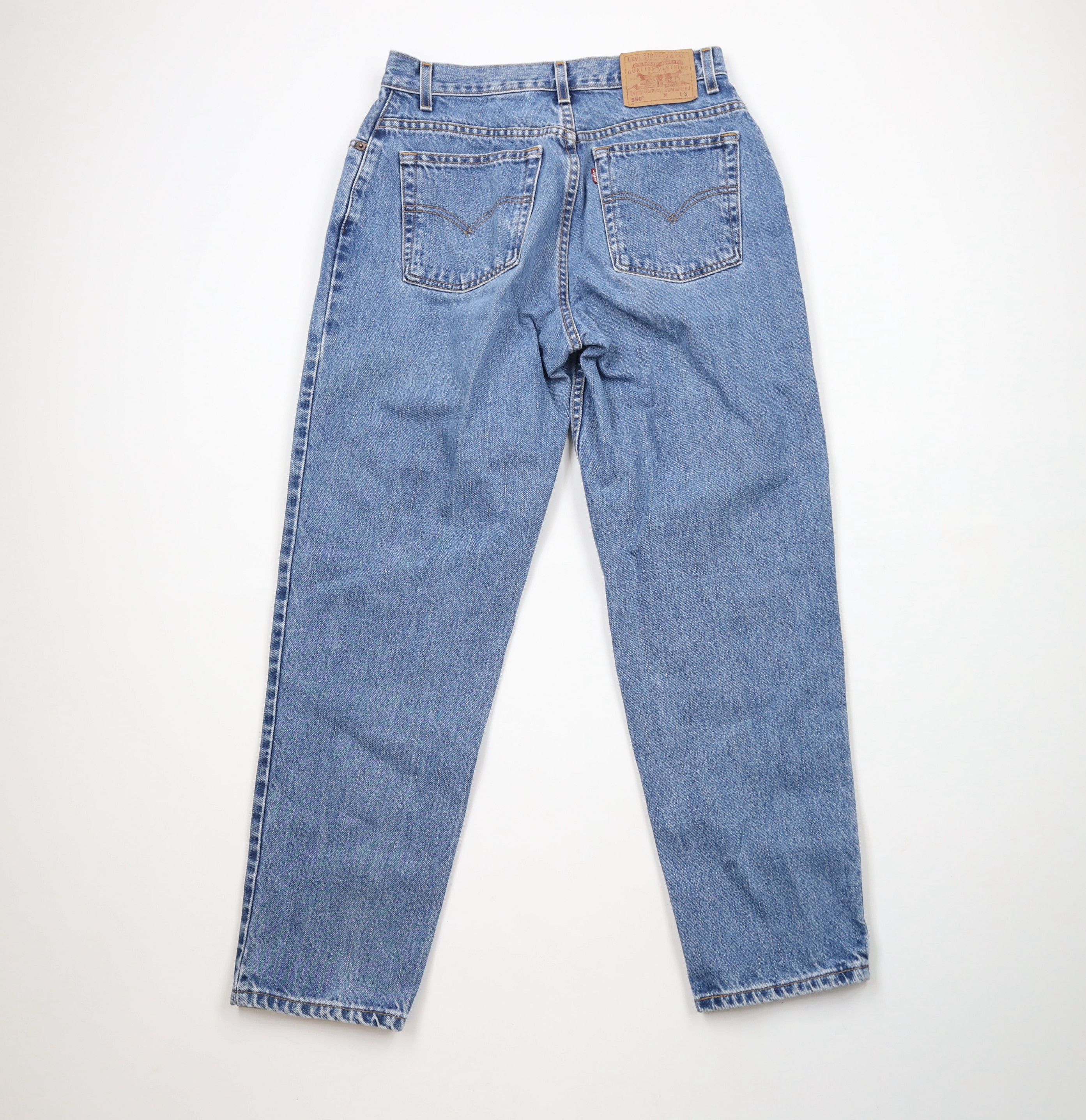 Levi's × Vintage Vintage Y2K 2002 Levis 550 Fit Tapered Leg Denim Jeans Size 34" / US 12 / IT 48 - 10 Thumbnail