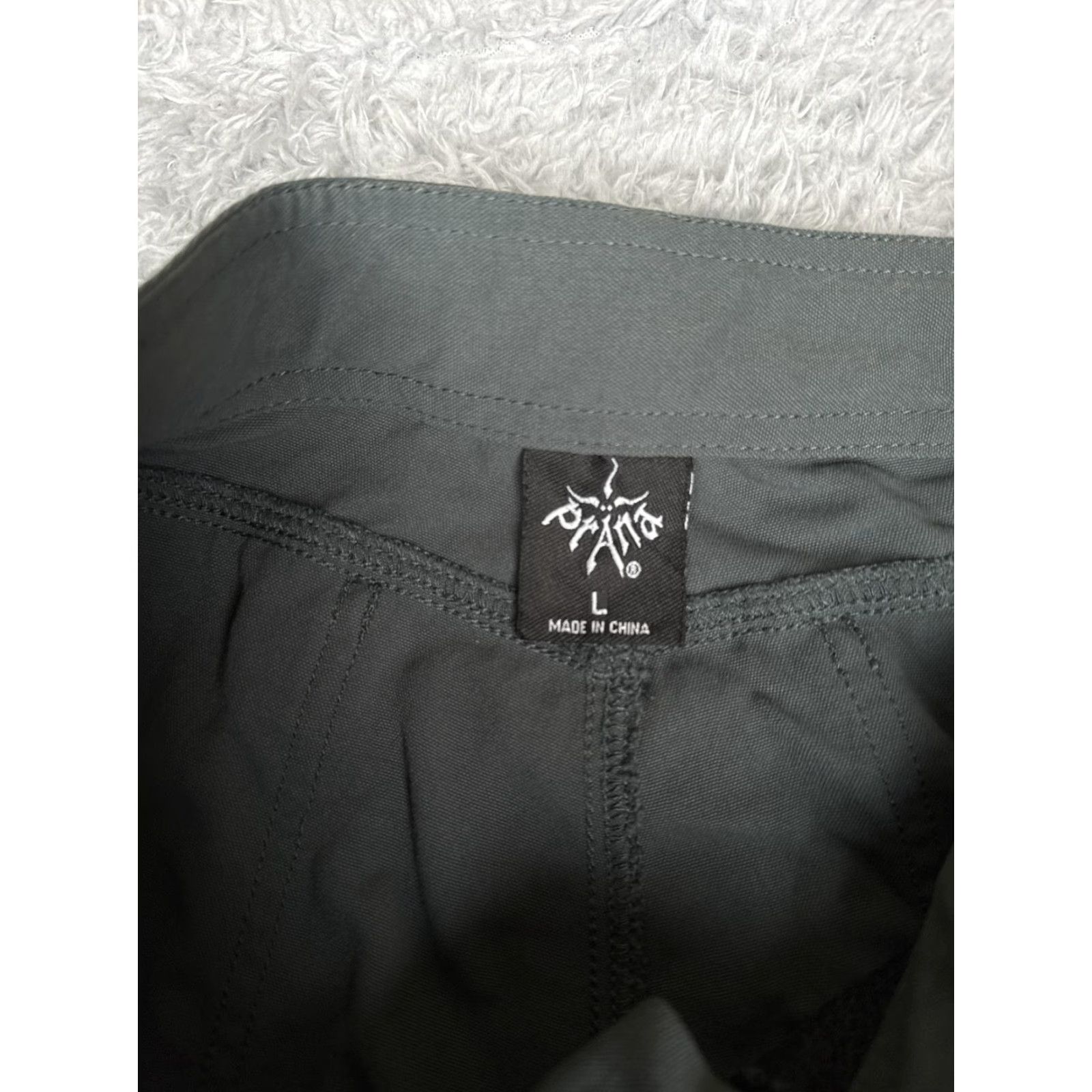 Prana PrAna Pants Men Green Large Nylon Hiking Climbing Quick Dry Breathe Hike 32x31 Size US 33 - 5 Thumbnail