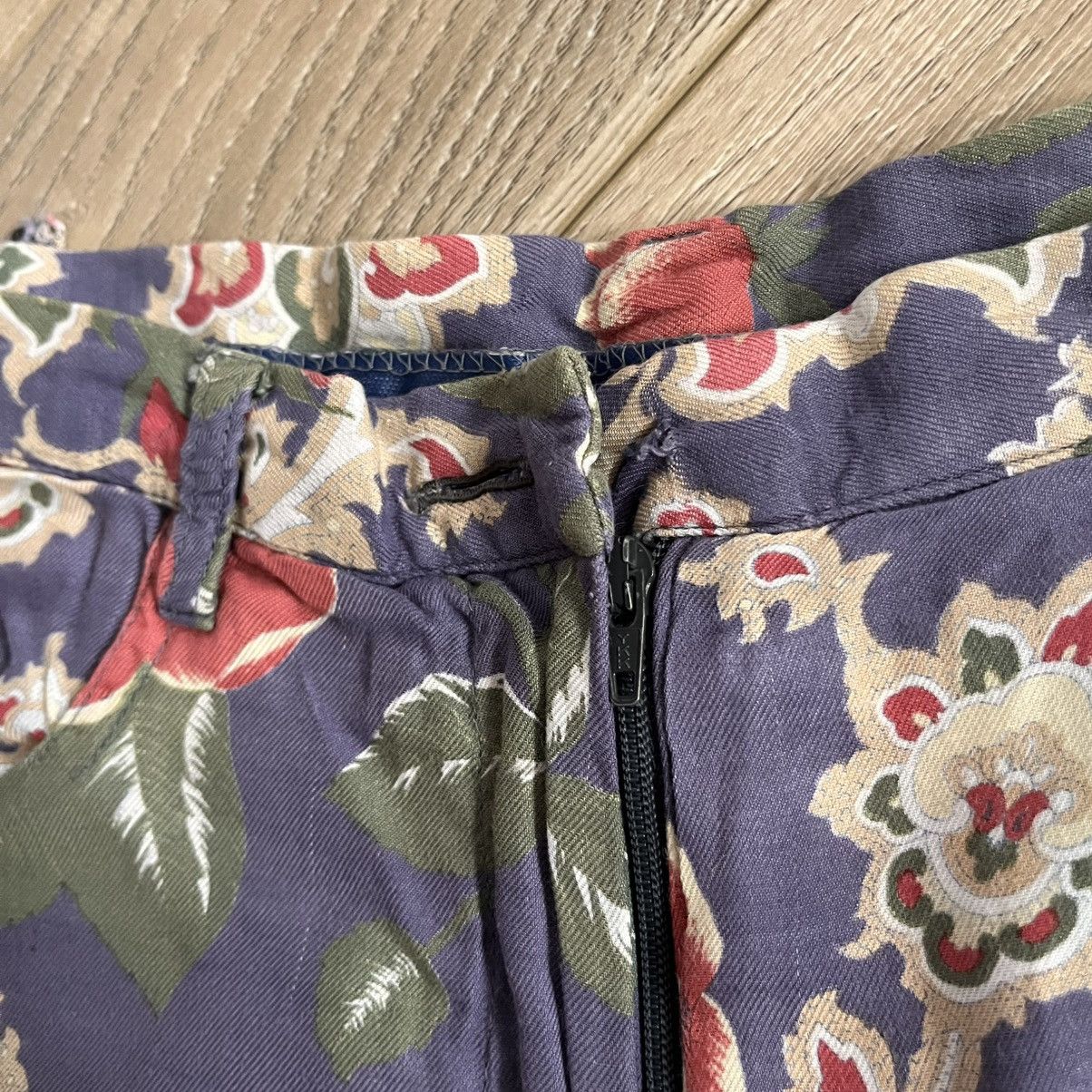 Helmut Lang Helmut Lang Vintage 90's Archive Floral Shorts Size 27" / US 4 / IT 40 - 2 Thumbnail
