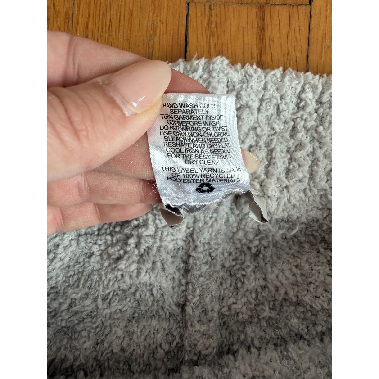 Other Live + Oak Pajama Pants Womens Small Gray Fuzzy Fleece Size ONE SIZE - 4 Thumbnail