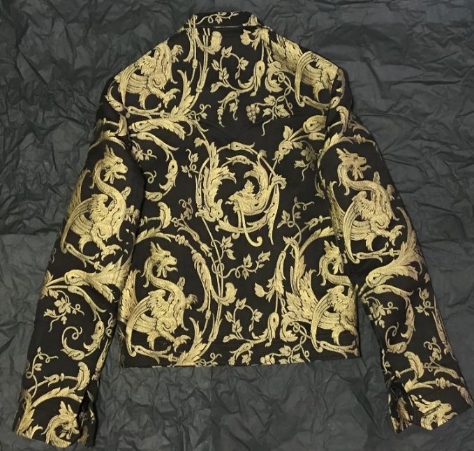 Hedi Slimane × Saint Laurent Paris Dragon Blouson Size US S / EU 44-46 / 1 - 2 Thumbnail