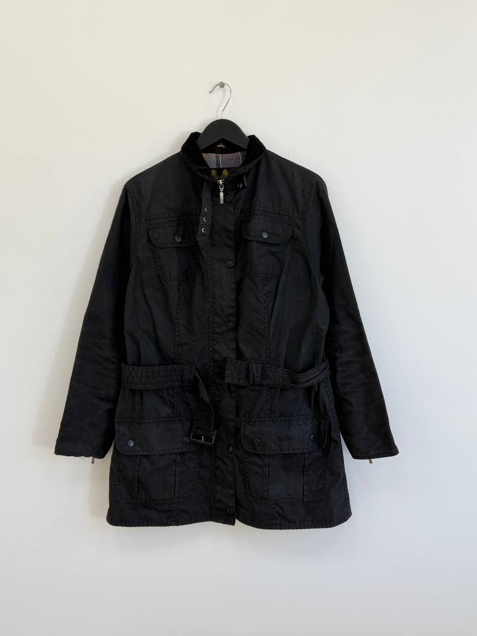Barbour Barbour International Waxed Quilted Belted Jacket! Size - M! Size US M / EU 48-50 / 2 - 10 Thumbnail